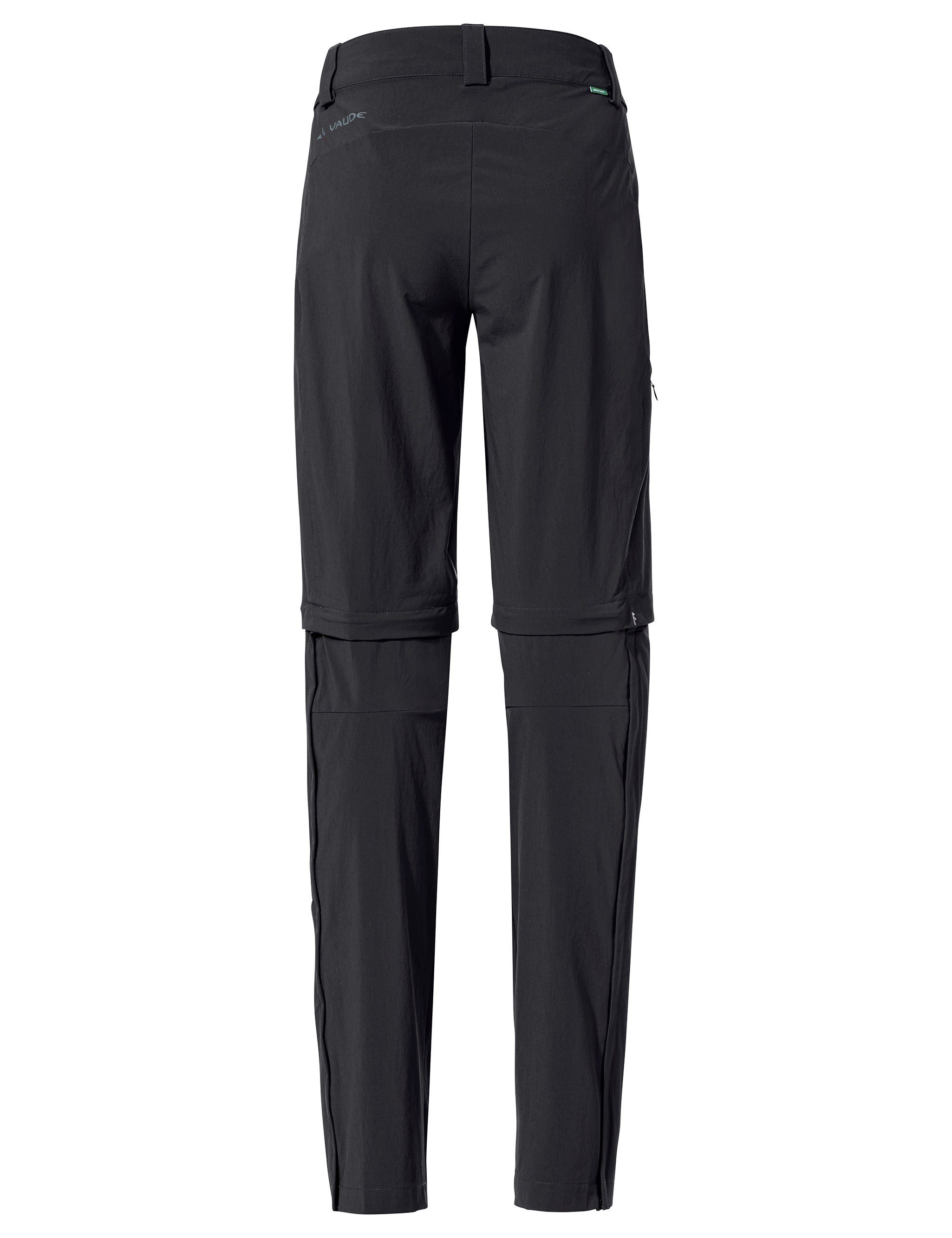 VAUDE Funktionshose Grüner Knopf Women's T-Zip Farley (1-tlg) Pants II Stretch black ZO