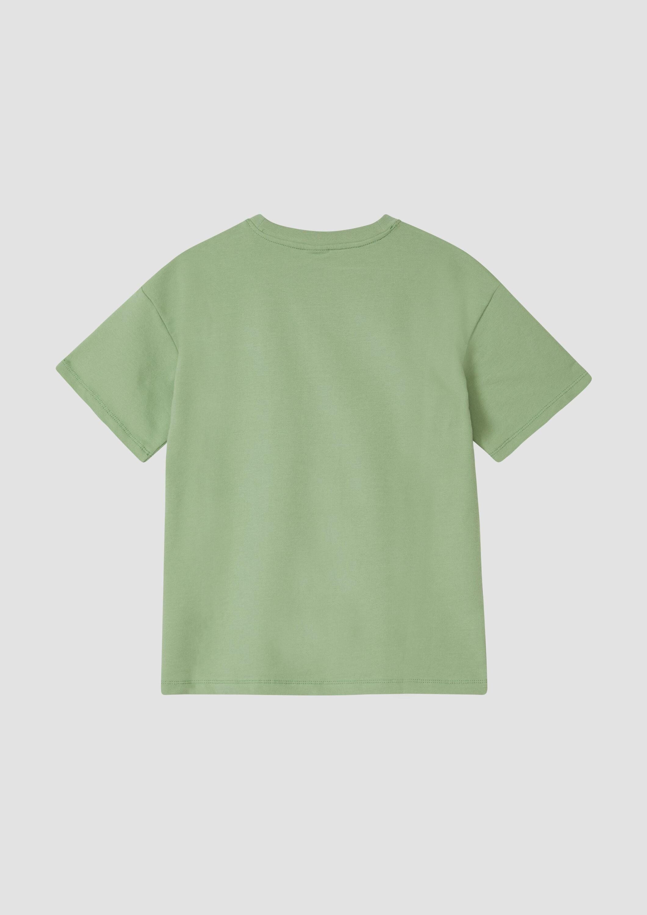 s.Oliver Kurzarmshirt T-Shirt Weiches Sweat-T-Shirt im Oversize Fit