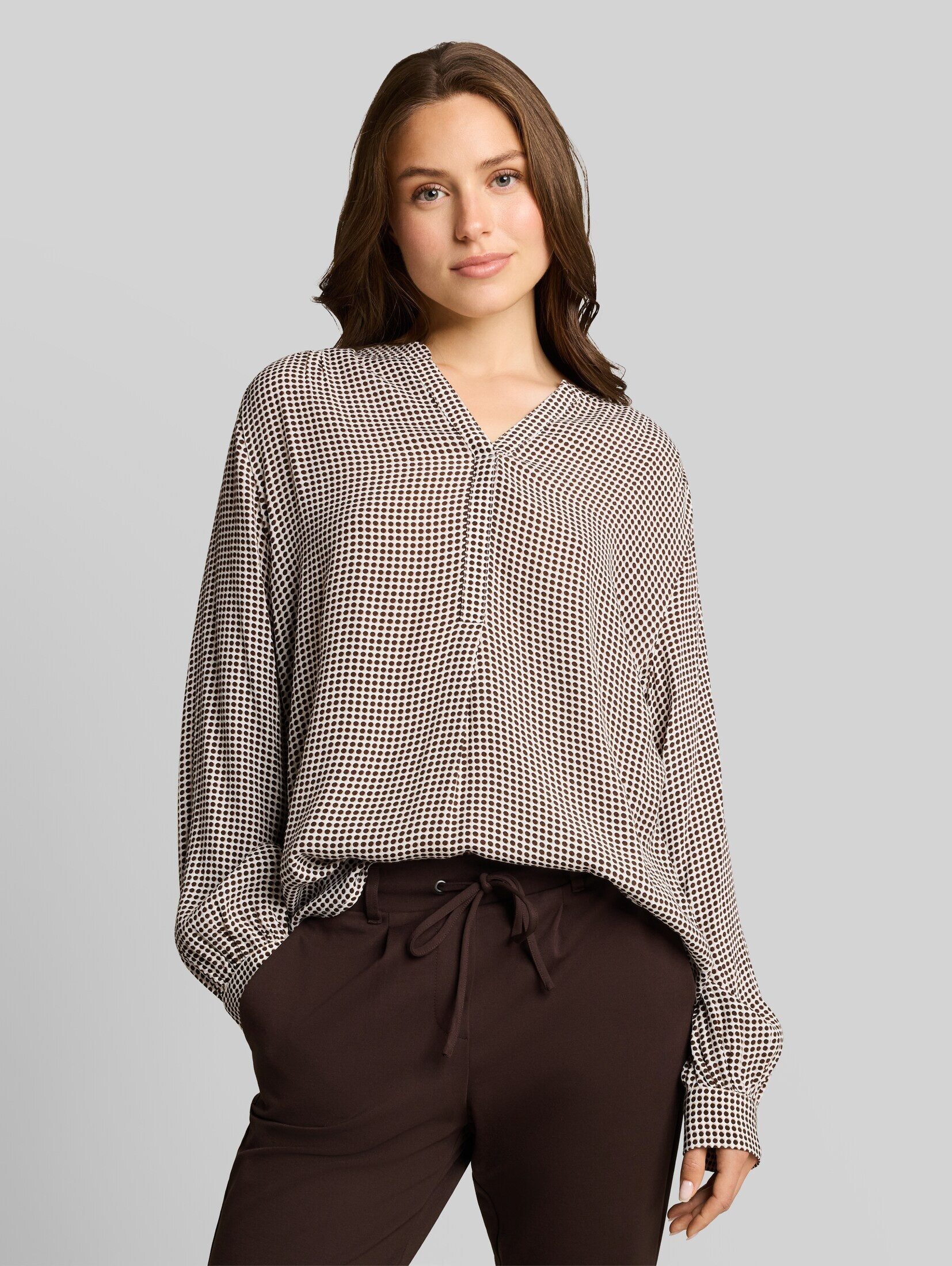 TOM TAILOR Langarmbluse Blusen & Shirts Bluse aus Viskose