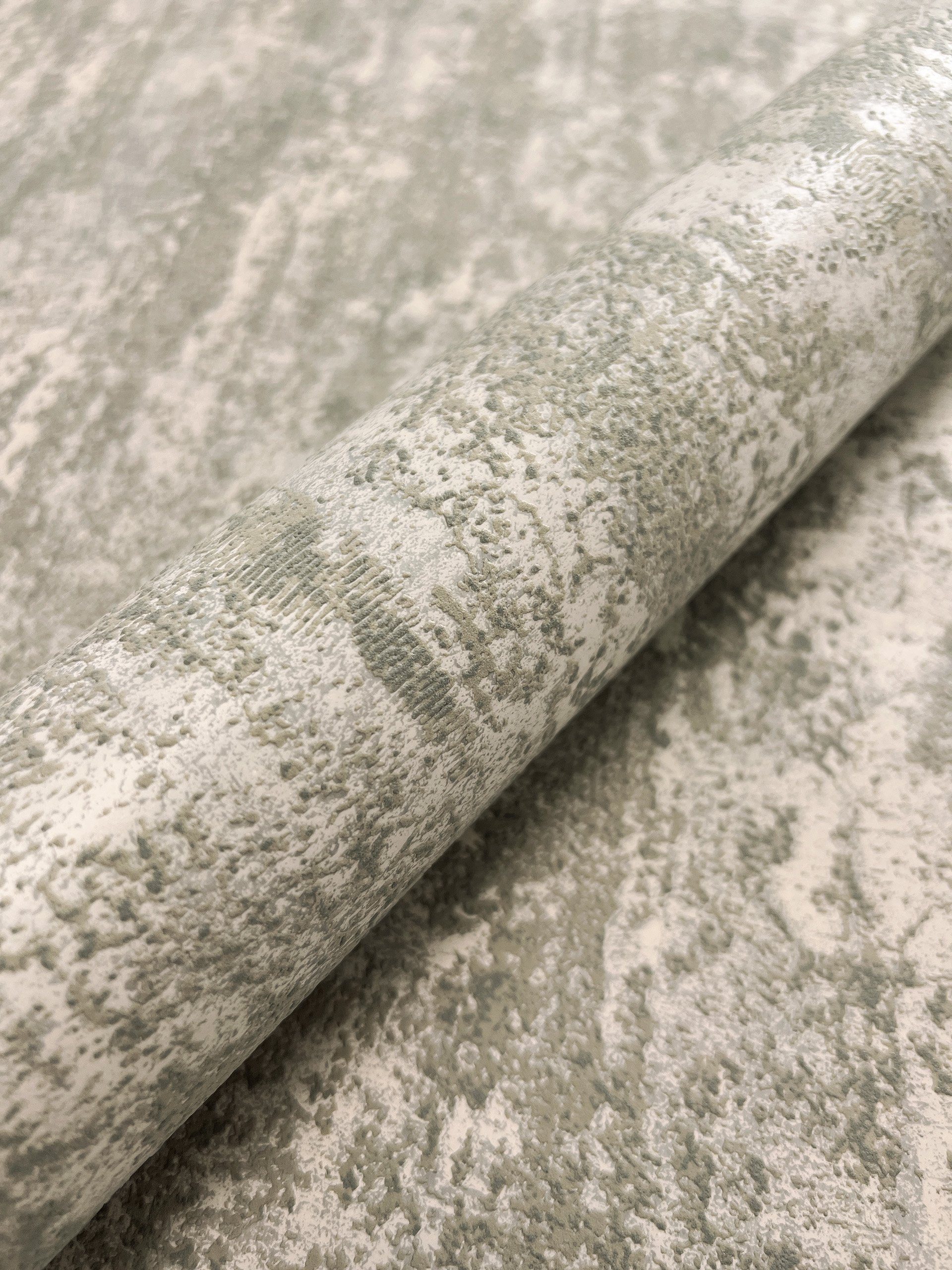 Newroom Vliestapete, Taupe Tapete Industrial Unifarbe günstig online kaufen