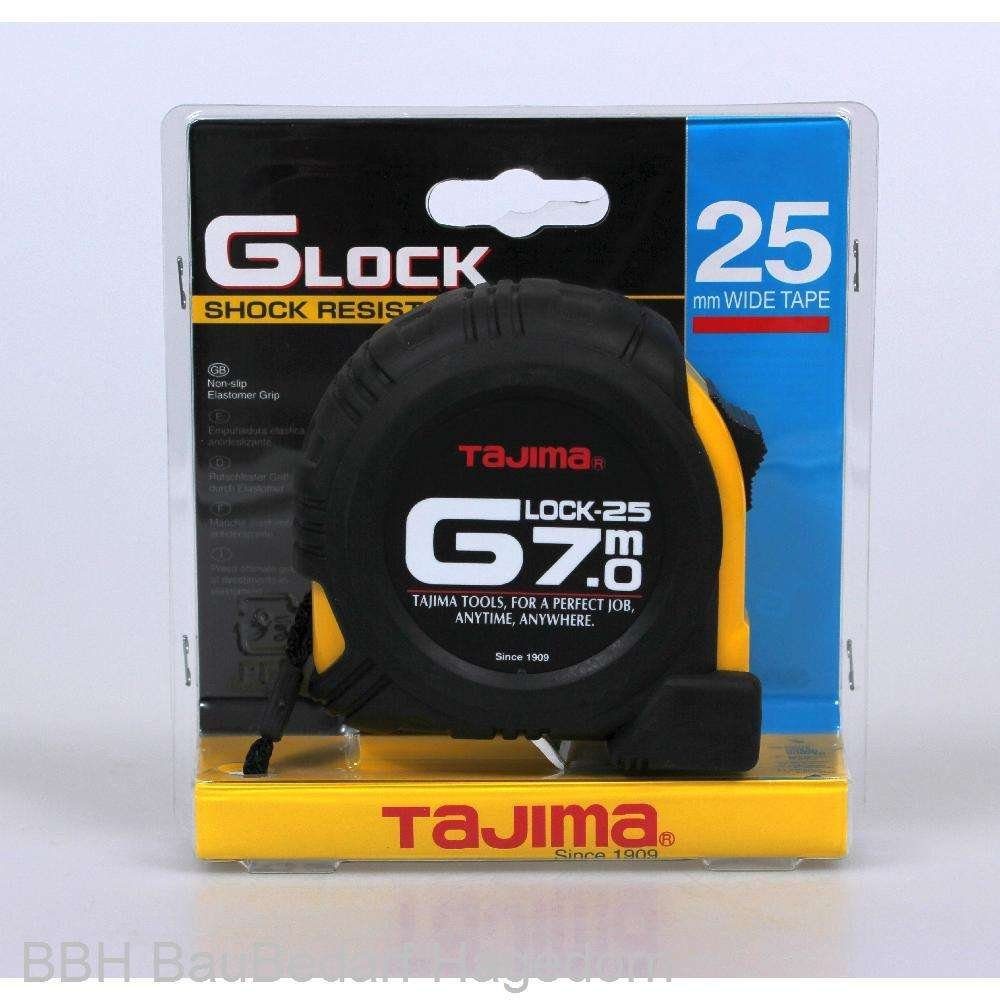 Tajima Maßband TAJIMA G-LOCK Bandmass 7m/25mm gelb, TAJ-24718