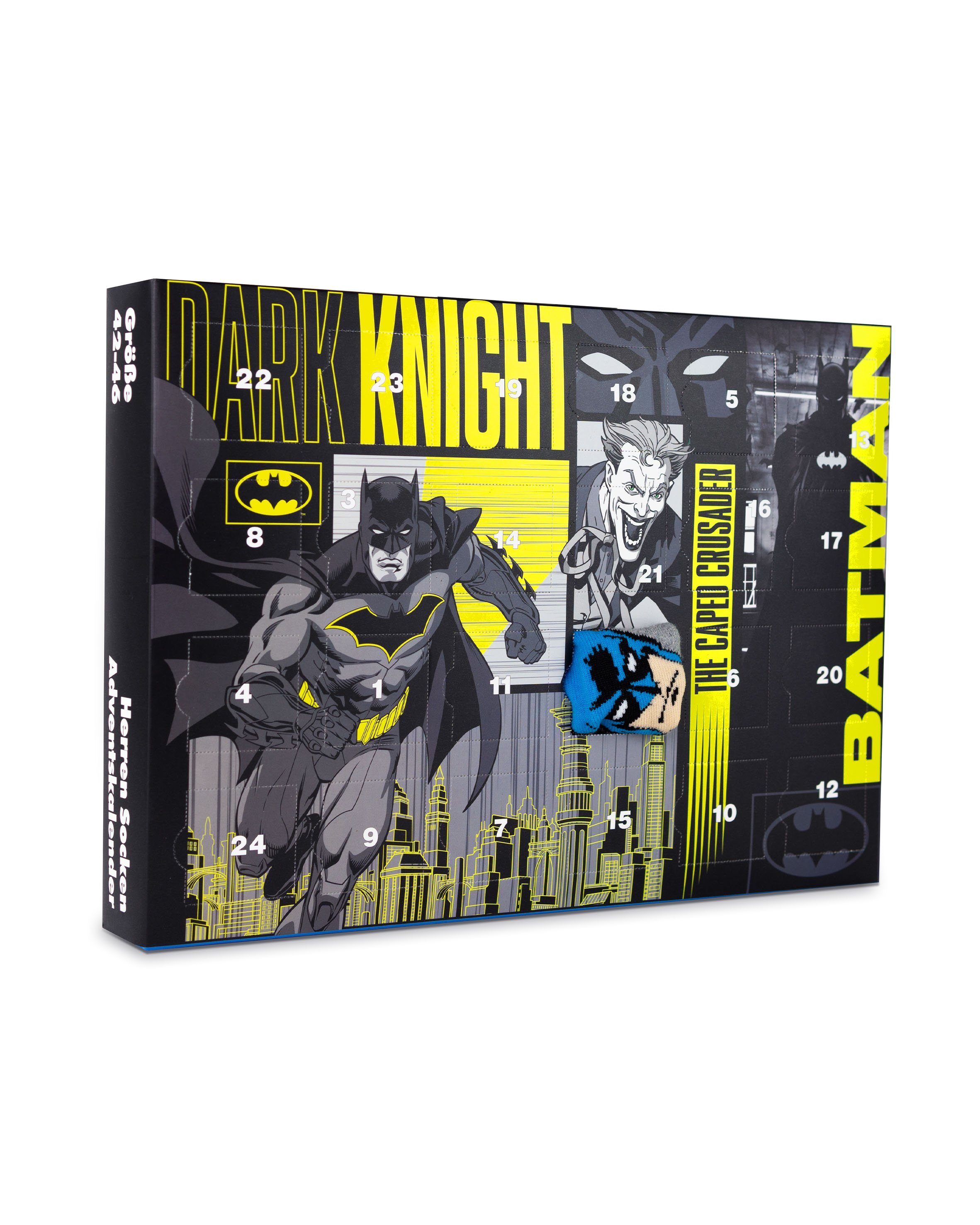 Sockswear Socken Batman Adventskalender Damen Herren Sockenkalender
