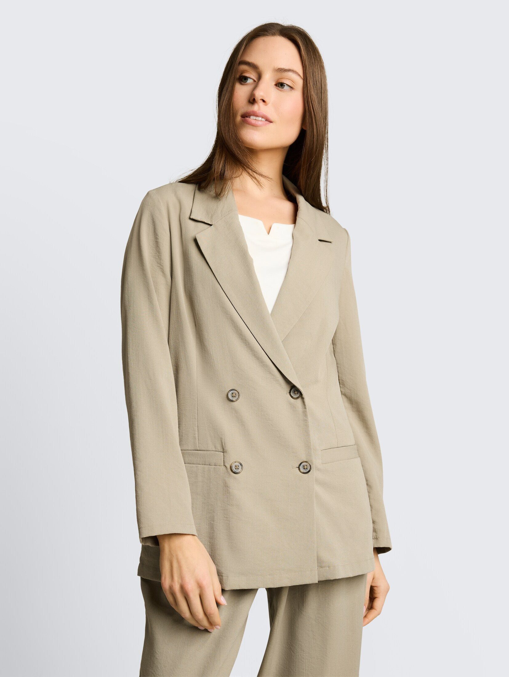 TOM TAILOR Jackenblazer Blazer Loose Fit Blazer mit Taschen
