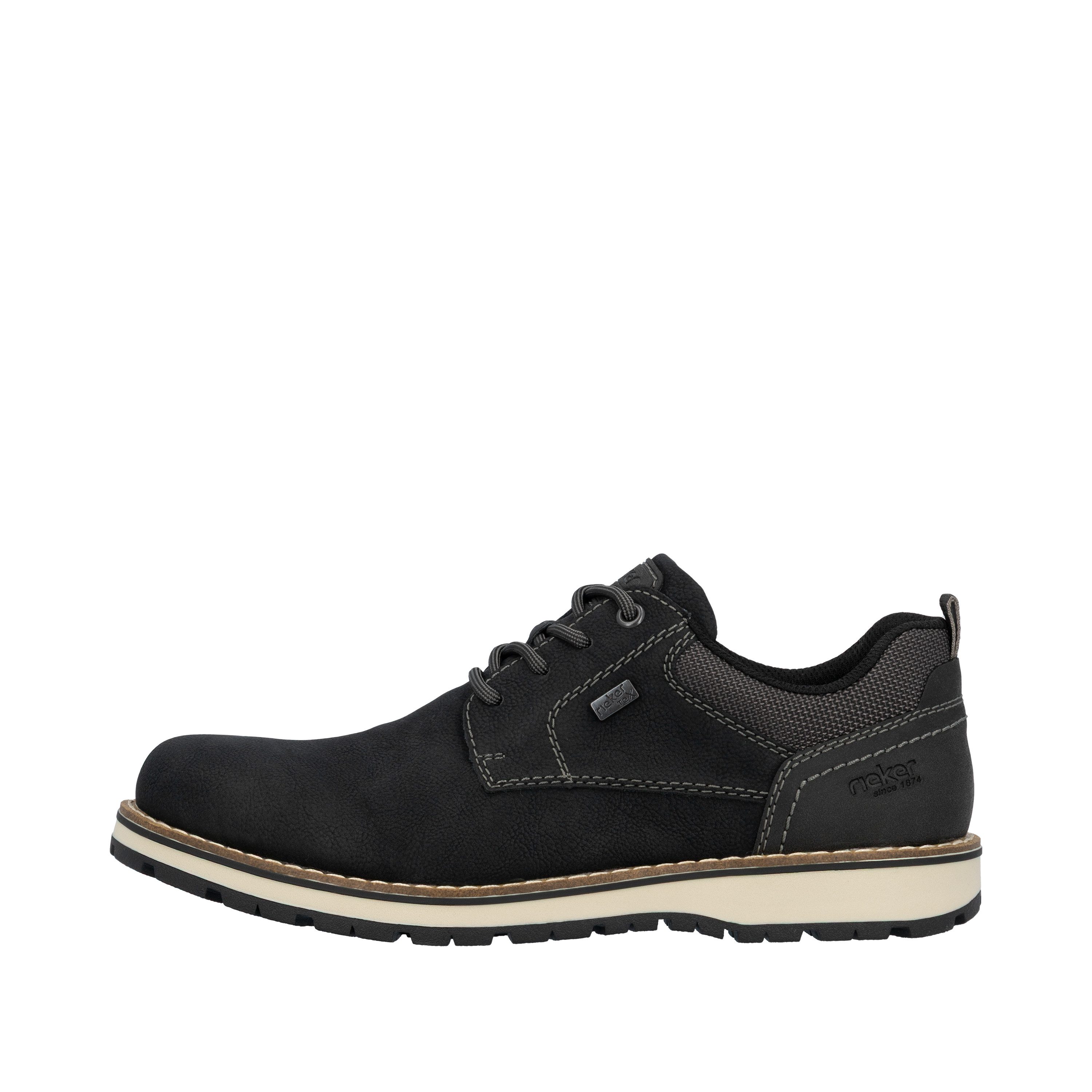 Rieker Schnürschuh Business Schnürer, Halbschuh, Casual Sneaker mit Innenreißverschluss