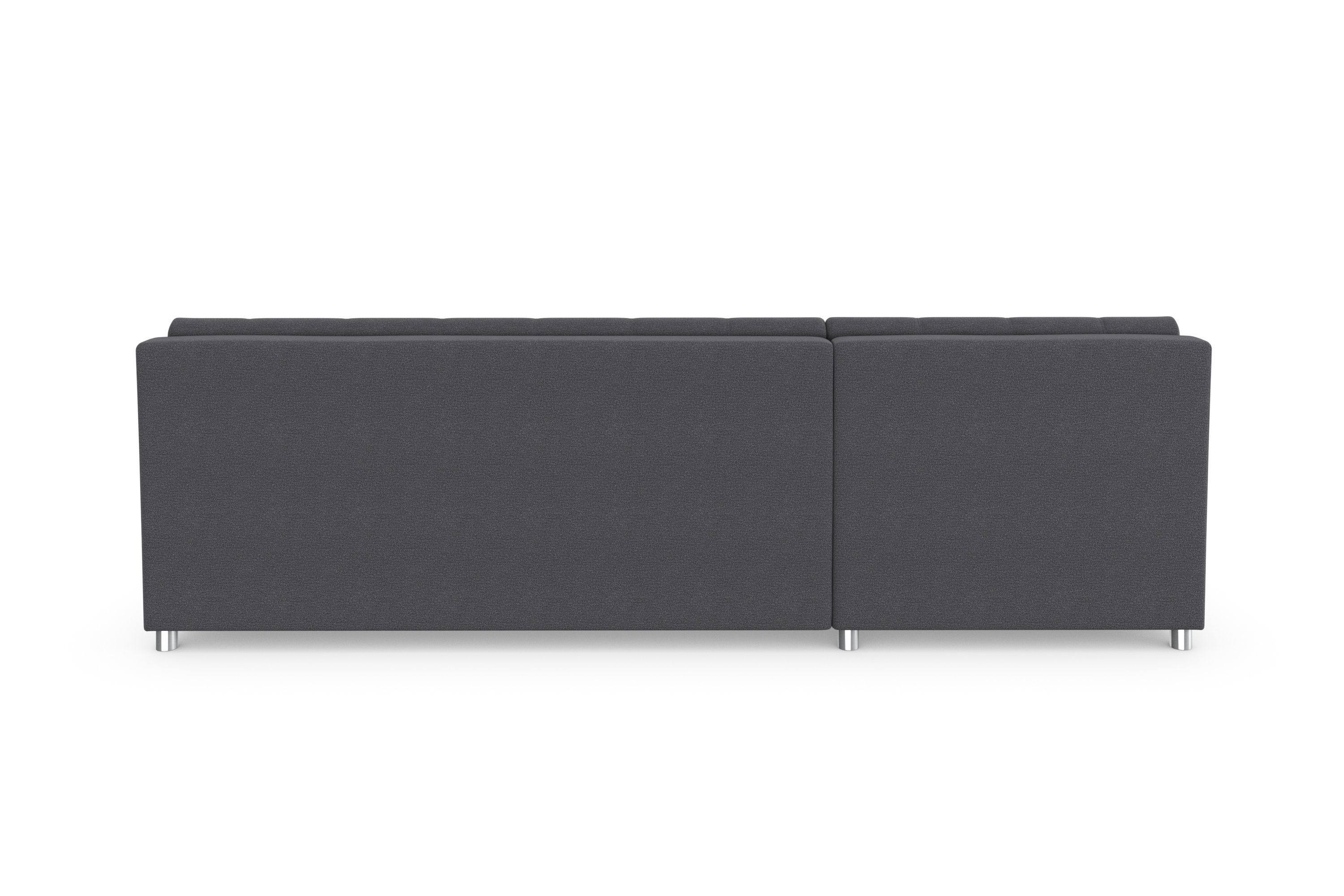 DOMO collection Ecksofa Treviso viele Bezüge, auch in Cord, L-Form, B/T/H: 267/80/83 cm, wahlw. mit Bettfunktion, inkl. Zierkissen, Unser Dauertiefpreis