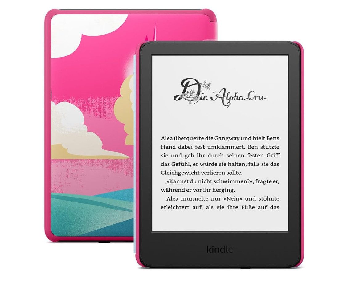 Amazon Kindle Kids 2024 inkl. Hülle E-Book (6", 16 GB, Fire OS, 6 Zoll Display)