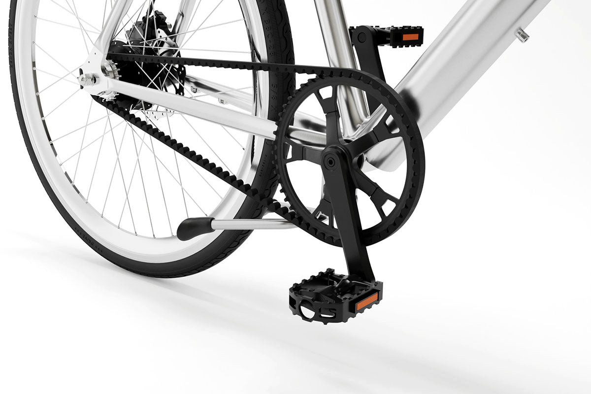 Tongtong E-Bike WATT BROOKLYN, 36V 10.5AH SAMSUNG battery 378 Wh, für Damen und Herren, Stadtetauglich, silver, Rahmenhöhe: 54cm