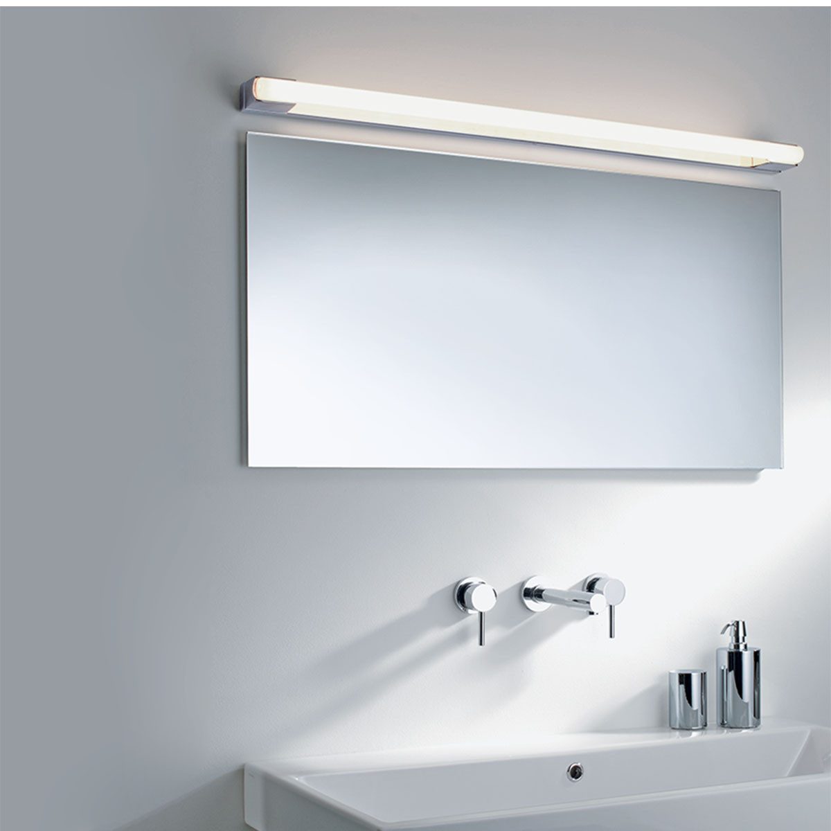 Decor Walther Wandleuchte Omega 200 Wandleuchte Bad, H: 100,5 cm, B: 4 cm, LED wechselbar