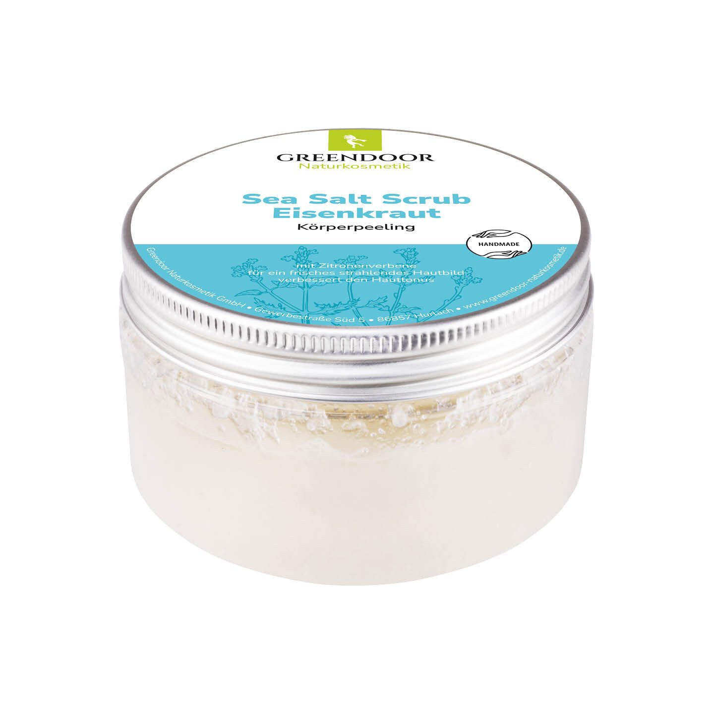 GREENDOOR Körperpeeling Sea Salt Scrub Eisenkraut