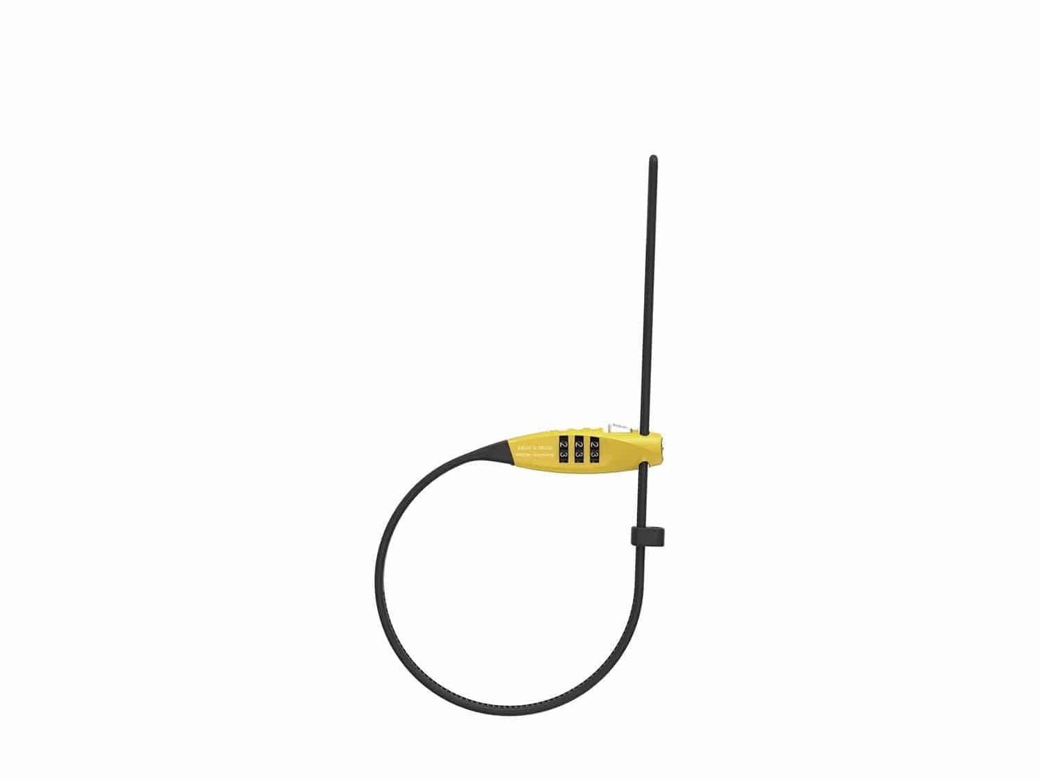 ABUS Kabelschloss Combiflex Travelguard, 45 cm yellow