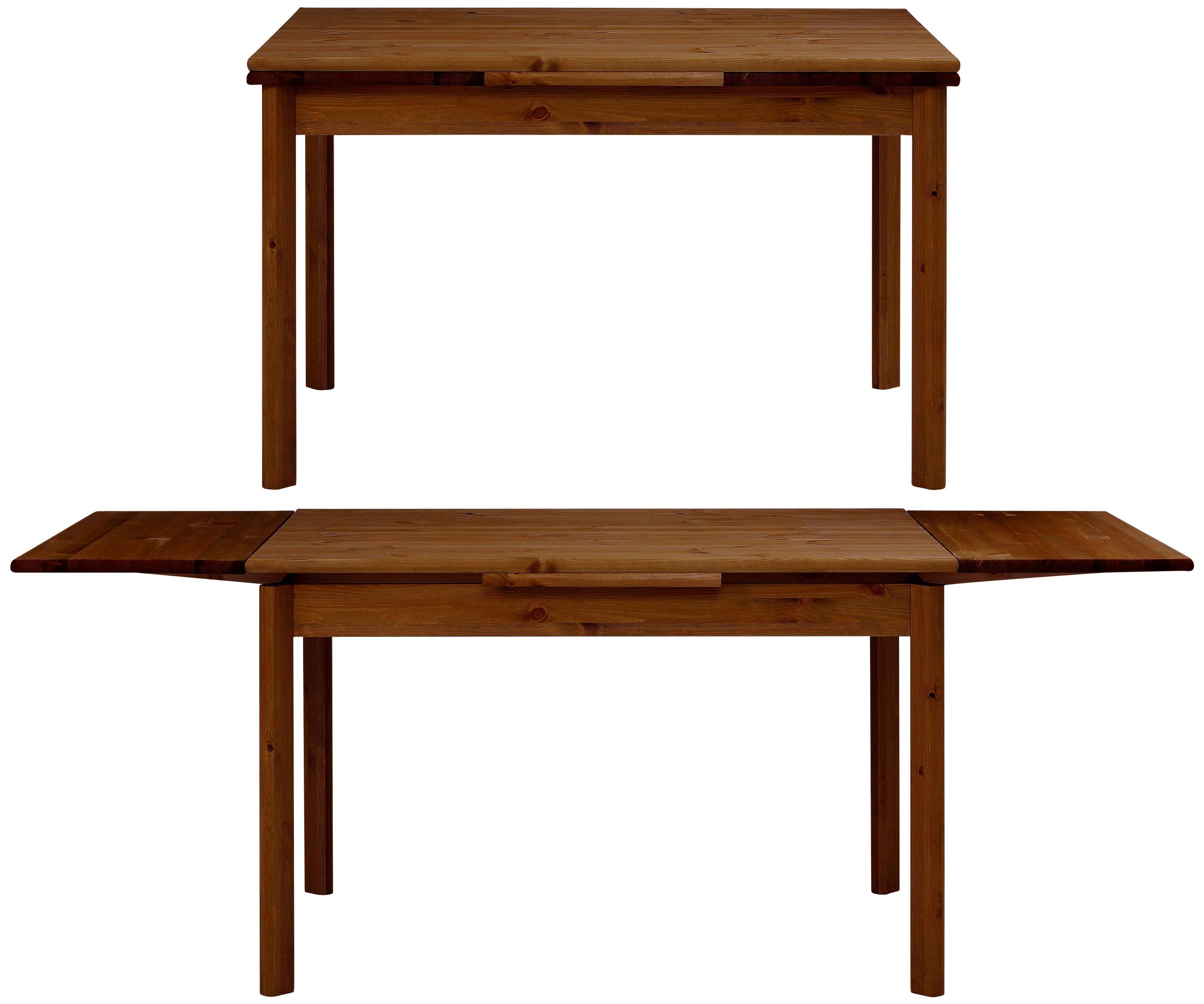 OTTO home Esstisch Tirza, Tisch, Speisetisch, aus massiver Kiefer, FSC® zertifiziert, mit Auszugsfunktion