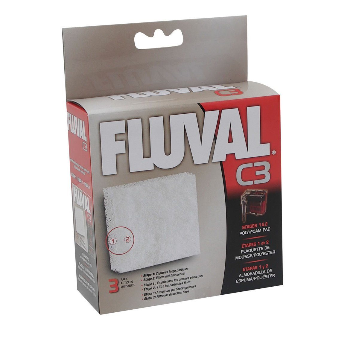 FLUVAL Aquariumfilter Schaumstoff/Polypatrone für C3-Filter
