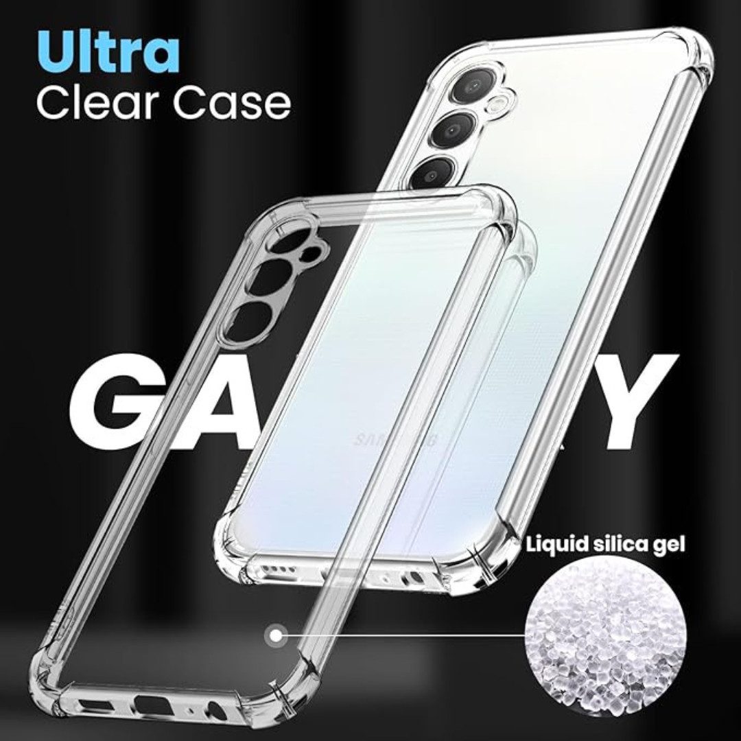 SmartUP Smartphone-Hülle + 2X Schutzglas für Samsung Galaxy A25 5G Panzerfolie Display Case 9H 6,5, kompletter Rundumschutz – Bild 4 von 5