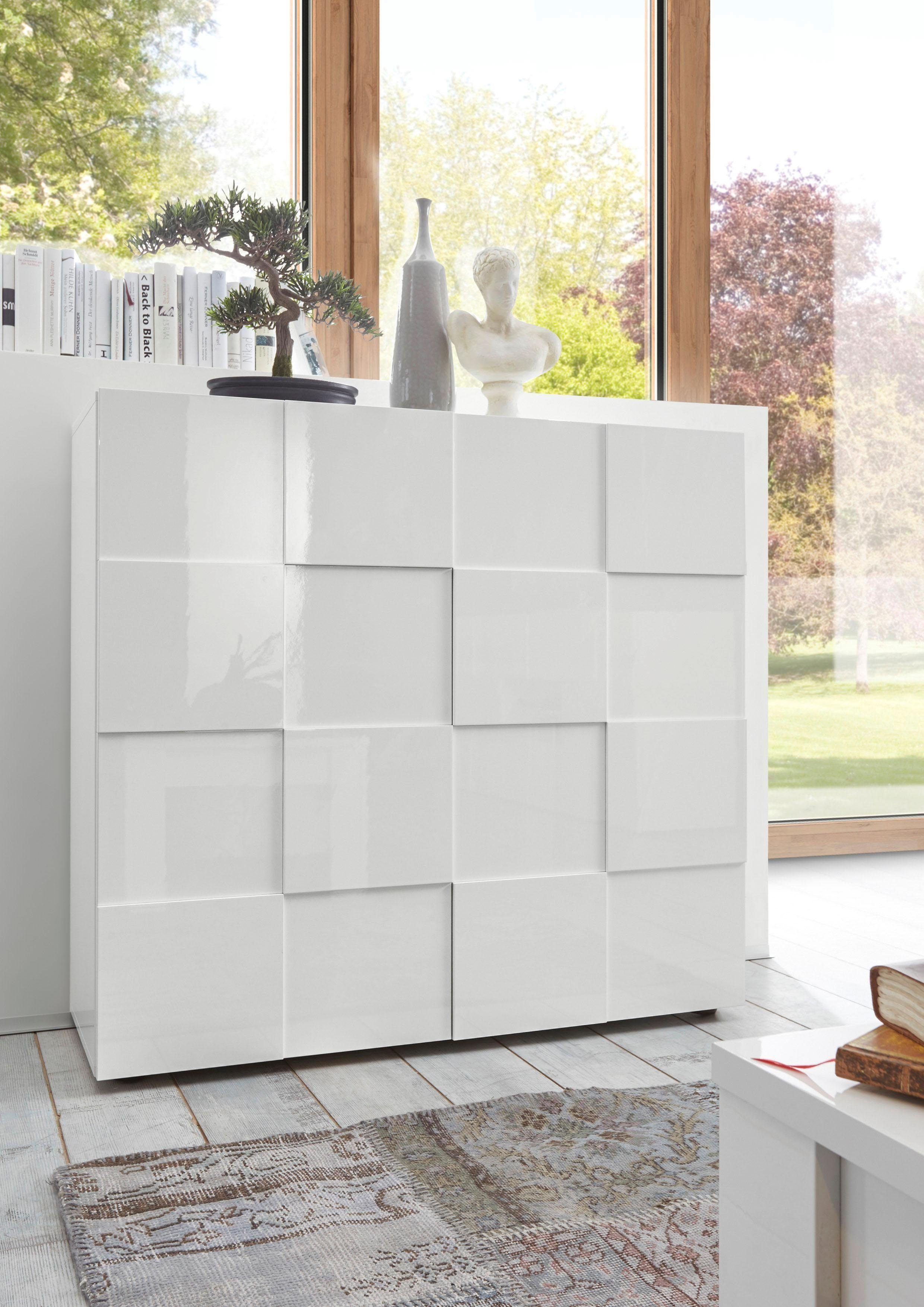 INOSIGN Highboard Dama Höhe 111 cm, Breite 121 cm, Kommode 2 Türen, Hochkom günstig online kaufen