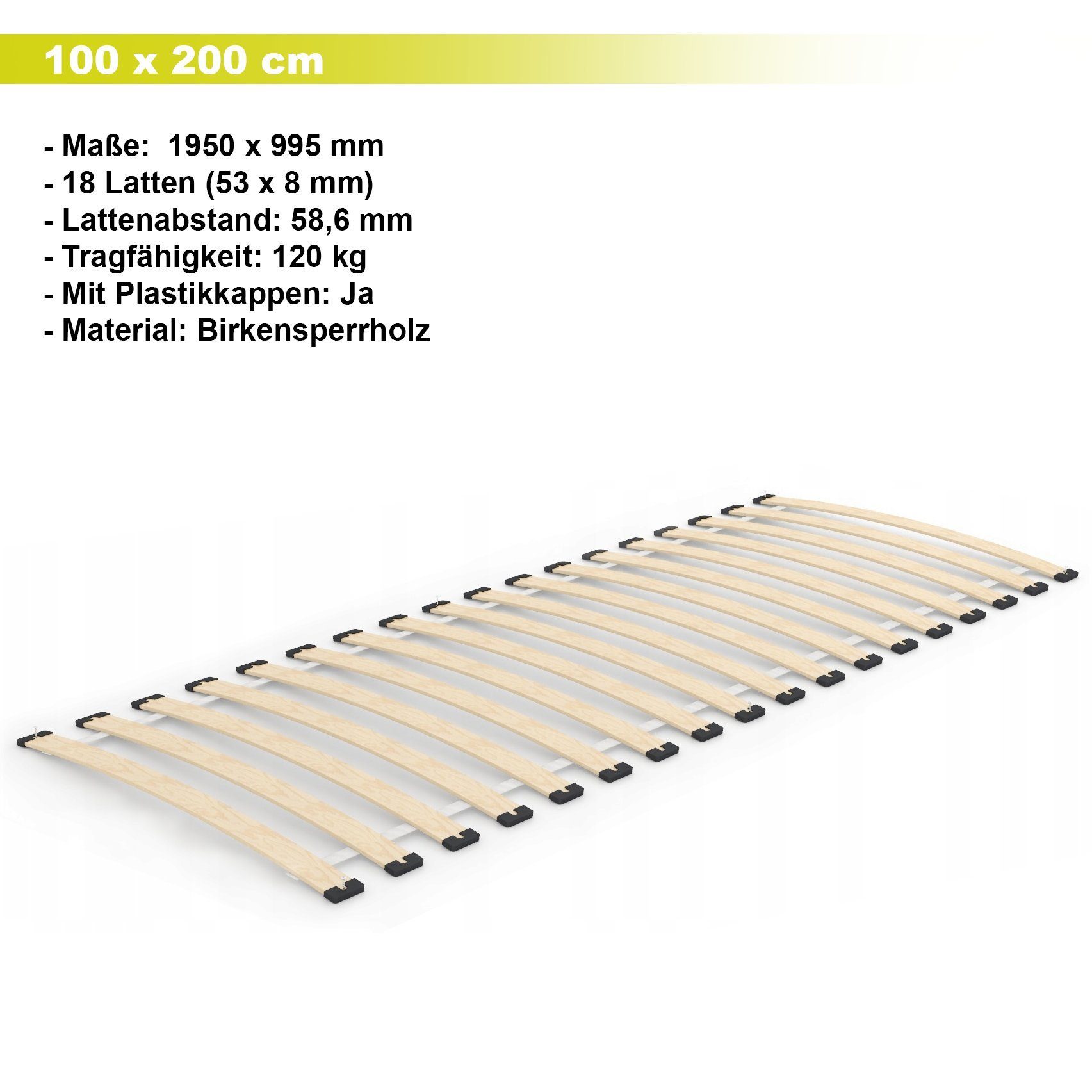 Lattenrost Lattenrost Rollrost Lattenrahmen Federleisten Für Bett und Matra günstig online kaufen