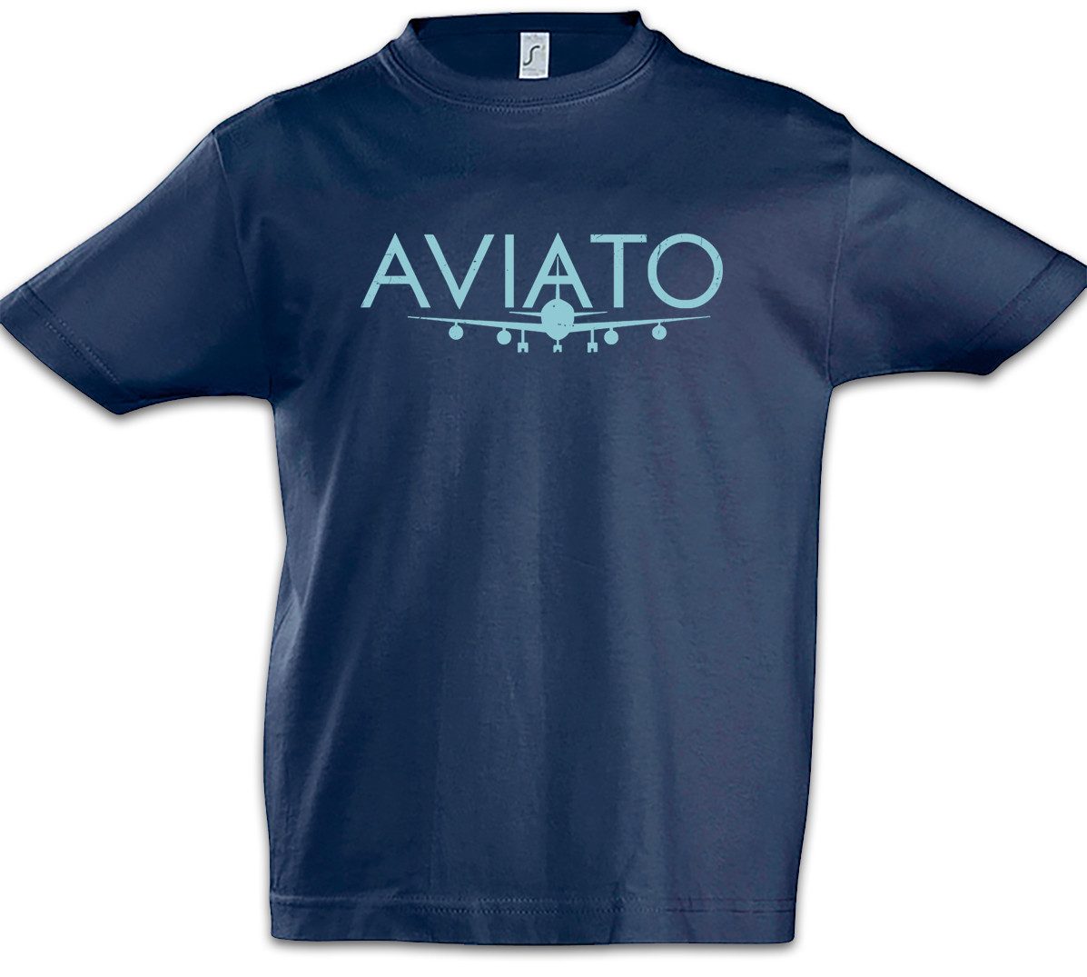 Print-Shirt Aviato Kinder T-Shirt Silicon TV Series Valley Company Logo Firma TV