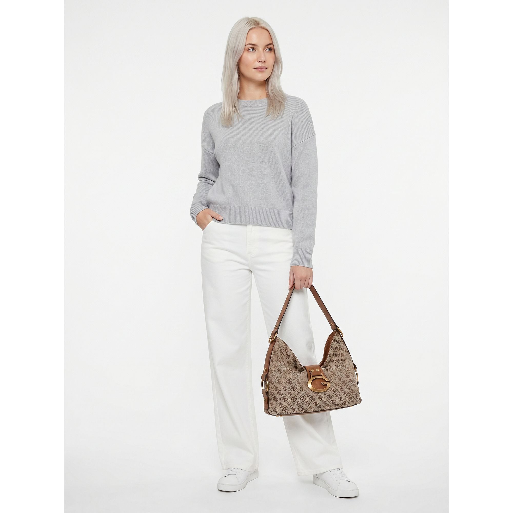 Guess Schultertasche Camden, Polyester