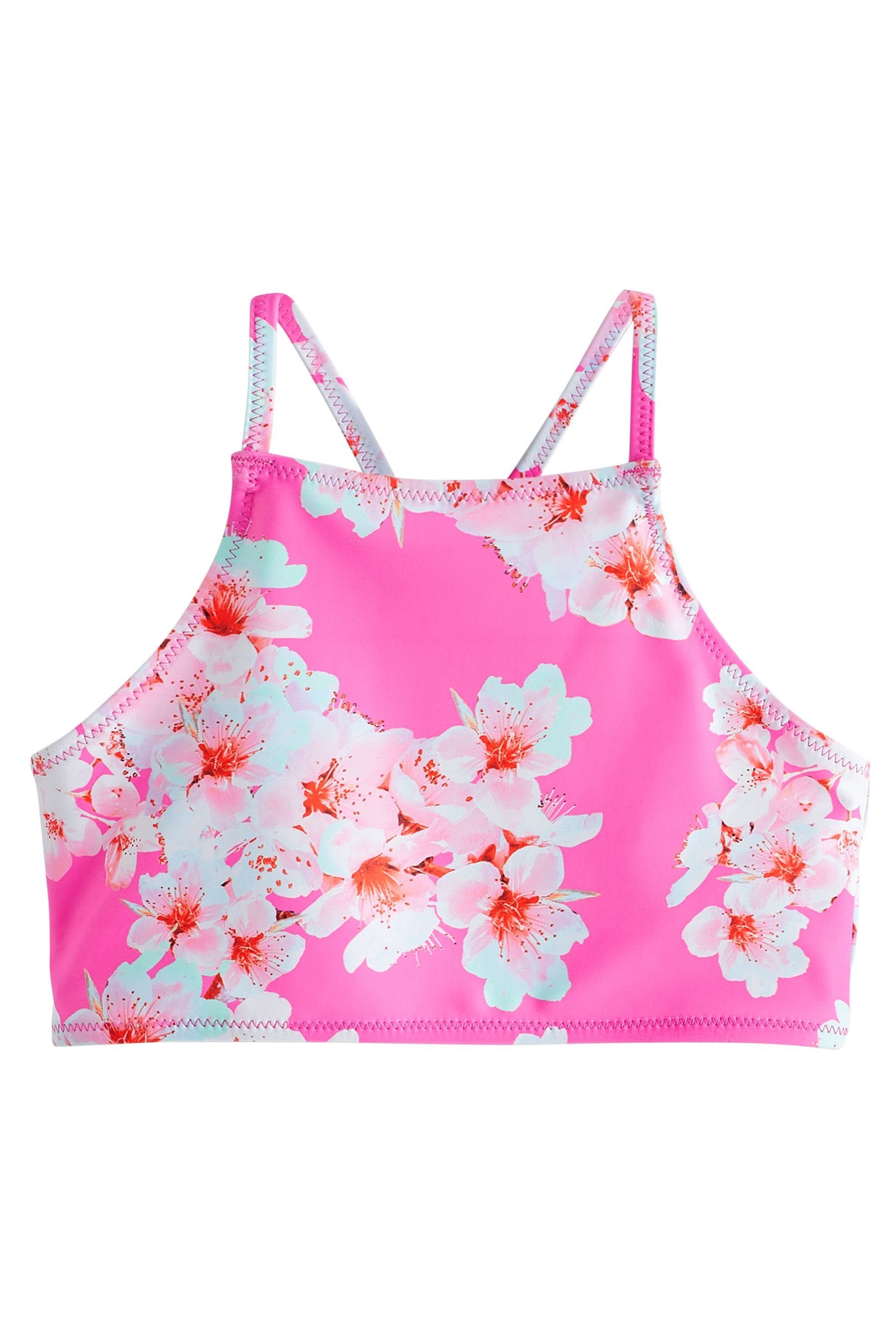 Bustier-Bikini Next (2-St) Bright Floral Bikini Pink