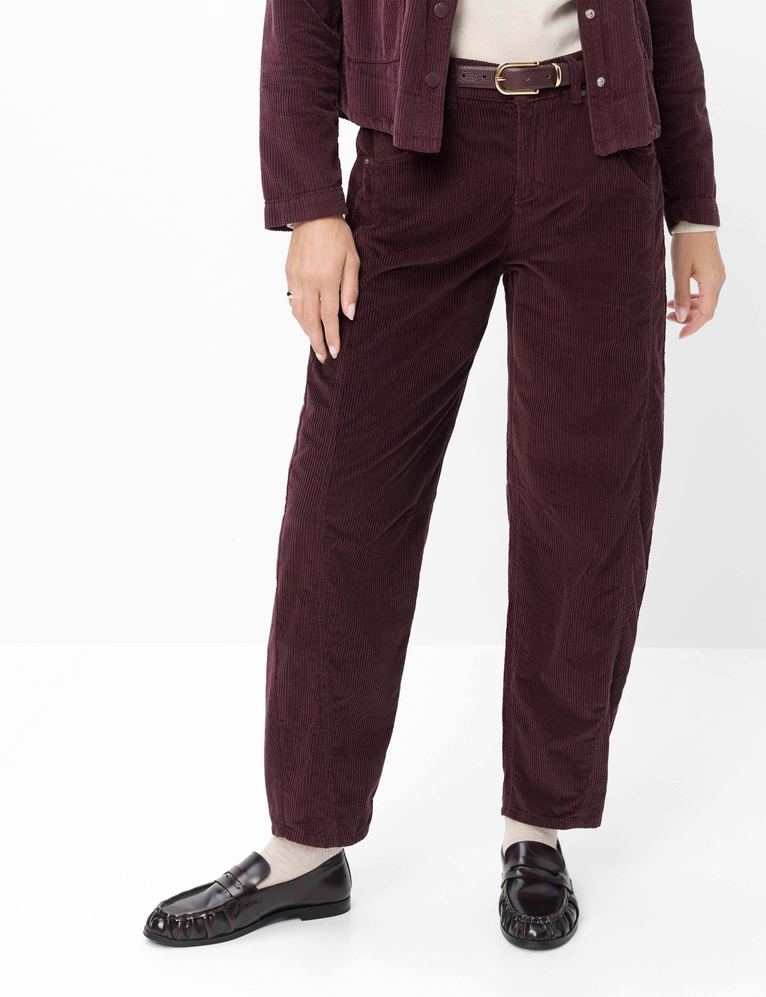 Brax 5-Pocket-Hose Style MEGAN S Cord: Five-Pocket-Hose im Barrel Fit