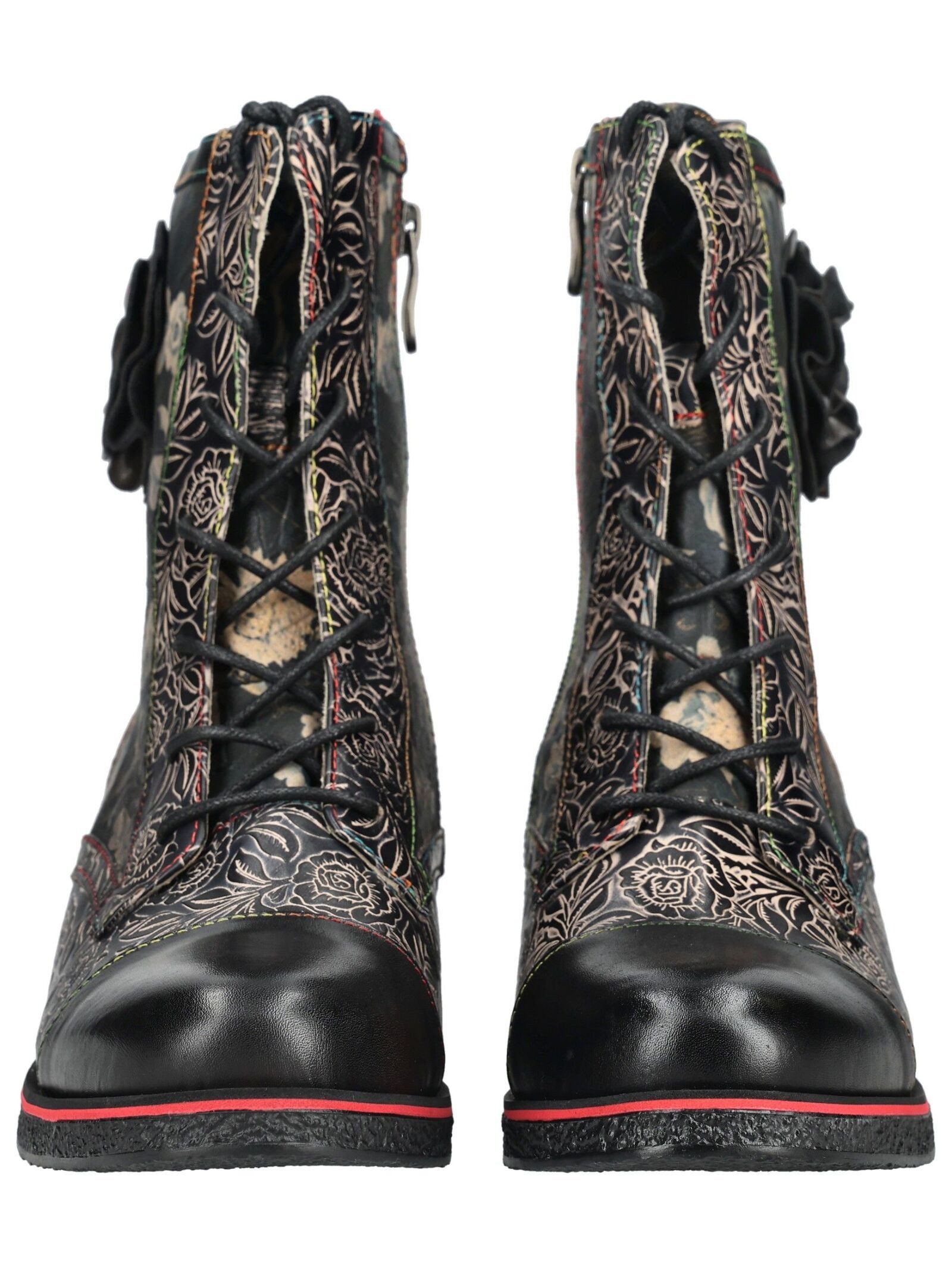 LAURA VITA LAURA VITA Stiefelette Leder/Textil Schnürstiefelette