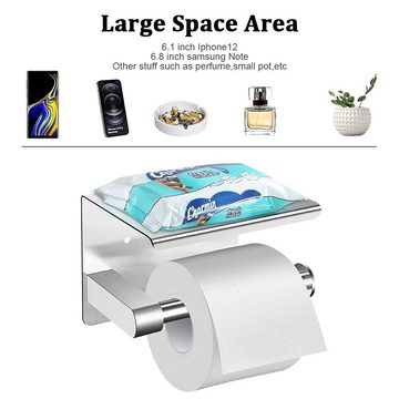 Cbei Toilettenpapierhalter Toilettenpapierhalter ohne Bohren Klorollenhalter für Badzimmer (Edelstahl SUS 304), Weit verbreitete Gelegenheiten