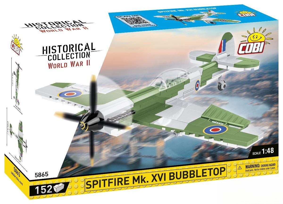 COBI Historical Collection World War II Supermarine Spitfire MK.X 5865 Konstruktions-Spielset