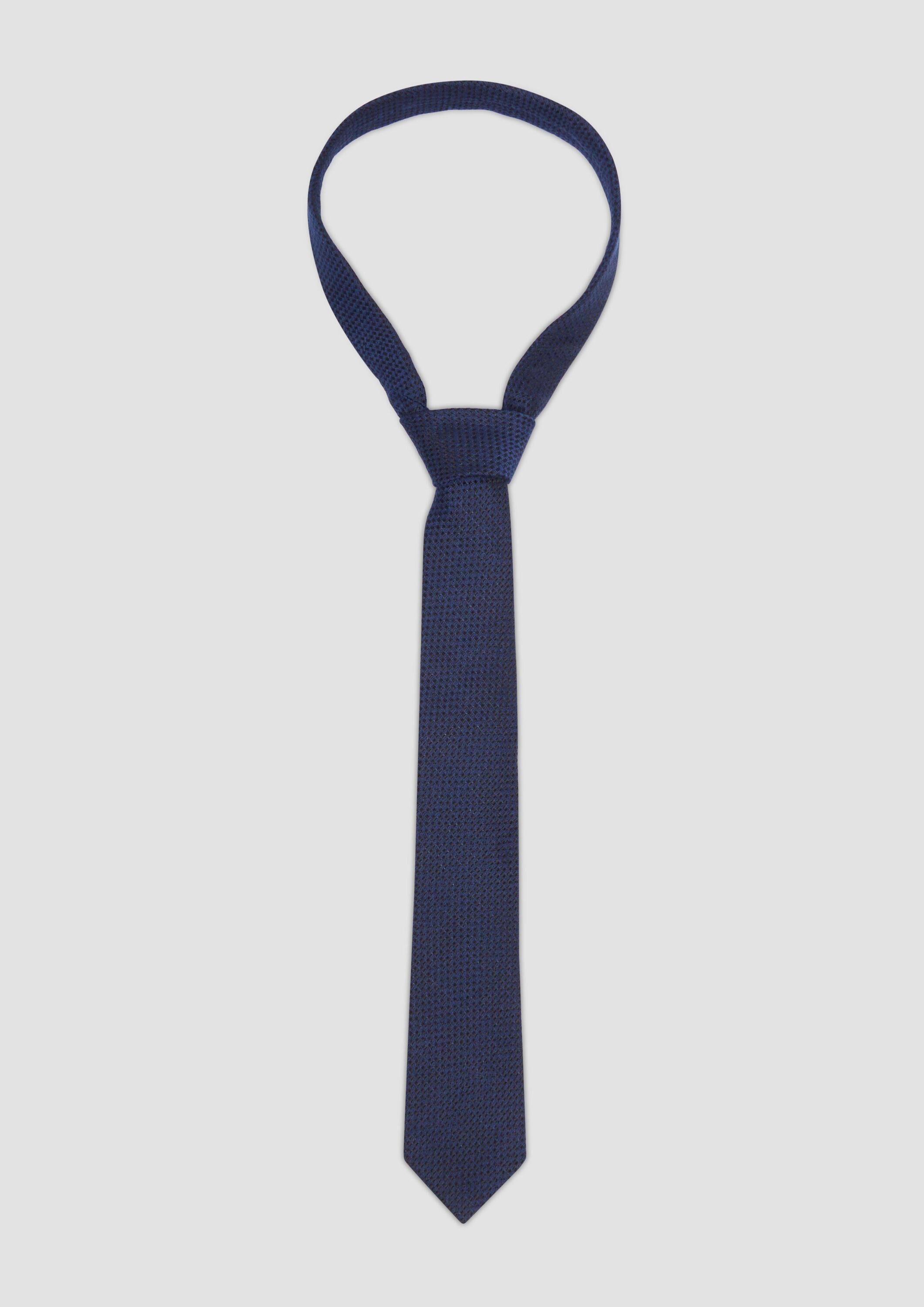 s.Oliver Krawatte Krawatte Jacquard-Krawatte in Woll-Optik günstig online kaufen