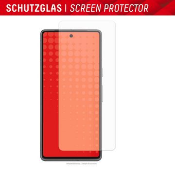 Displex Real Glass für Google Pixel 8a, Displayschutzglas, Displayschutzfolie Displayschutz kratzer-resistent 10H splitterfest