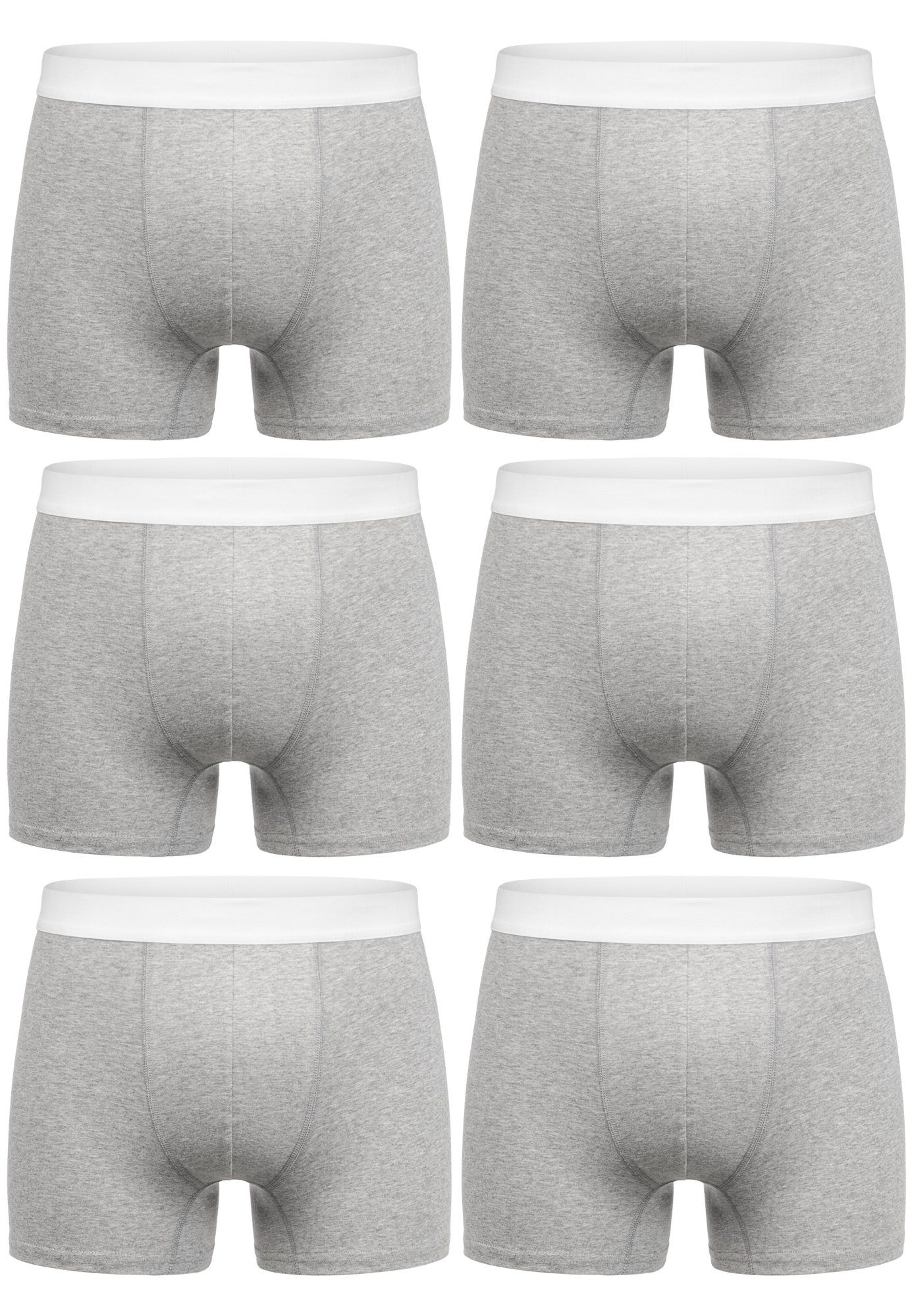 Amaci&Sons Boxershorts 2. BEAU 6er Pack Boxershorts (6er-Pack) Herren Baumwolle Männer Unterhose Unterwäsche