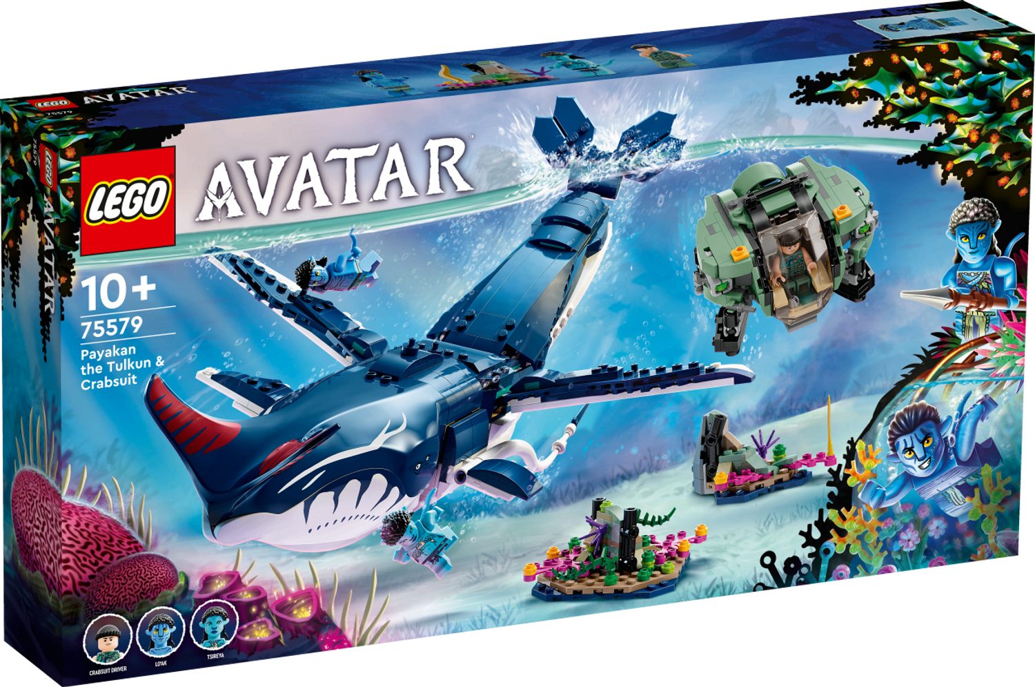 LEGO® Avatar Payakan der Tulkun und Krabbenanzug Konstruktionsspielsteine, (Payakan der Tulkun und Krabbenanzug, Klemmbausteine), Made in Europe