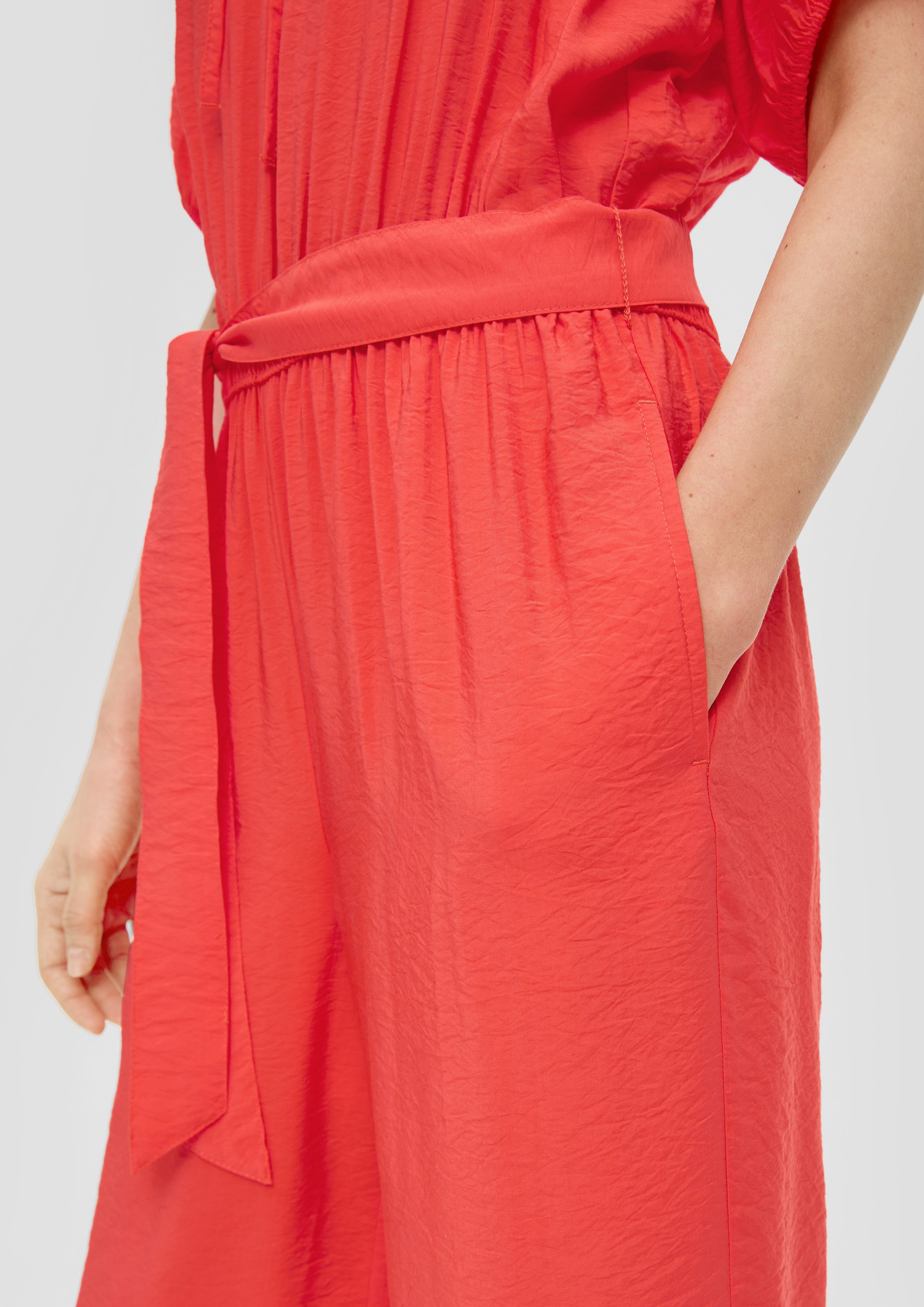 s.Oliver Overall Jumpsuit aus Viskosemix günstig online kaufen