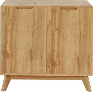 andas Sideboard Pandrup, mit 2 Türen und 2 verstellbare Einlegeböden, B:80 cm, H:75 cm