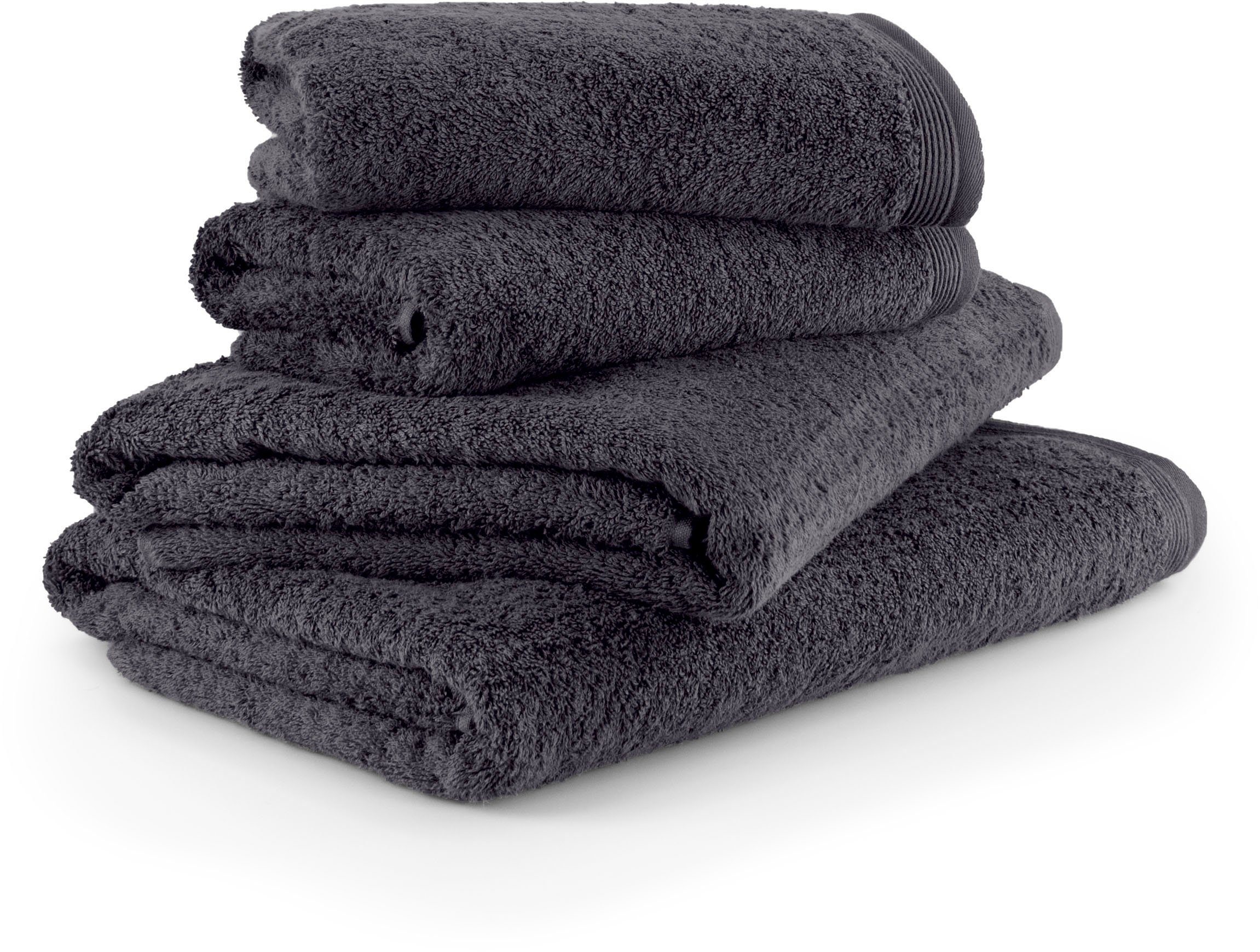 Möve Handtuch Set Superwuschel 100% Premium Cotton Baumwolle, Walkfrottee (Set, 4-St)