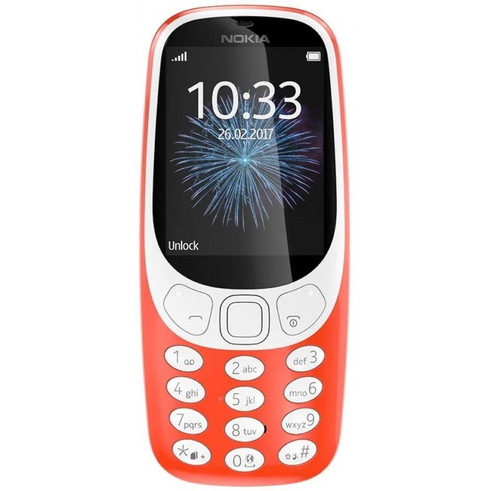 Nokia 3310 (2017) - Handy - warm red Smartphone (2,4 Zoll)