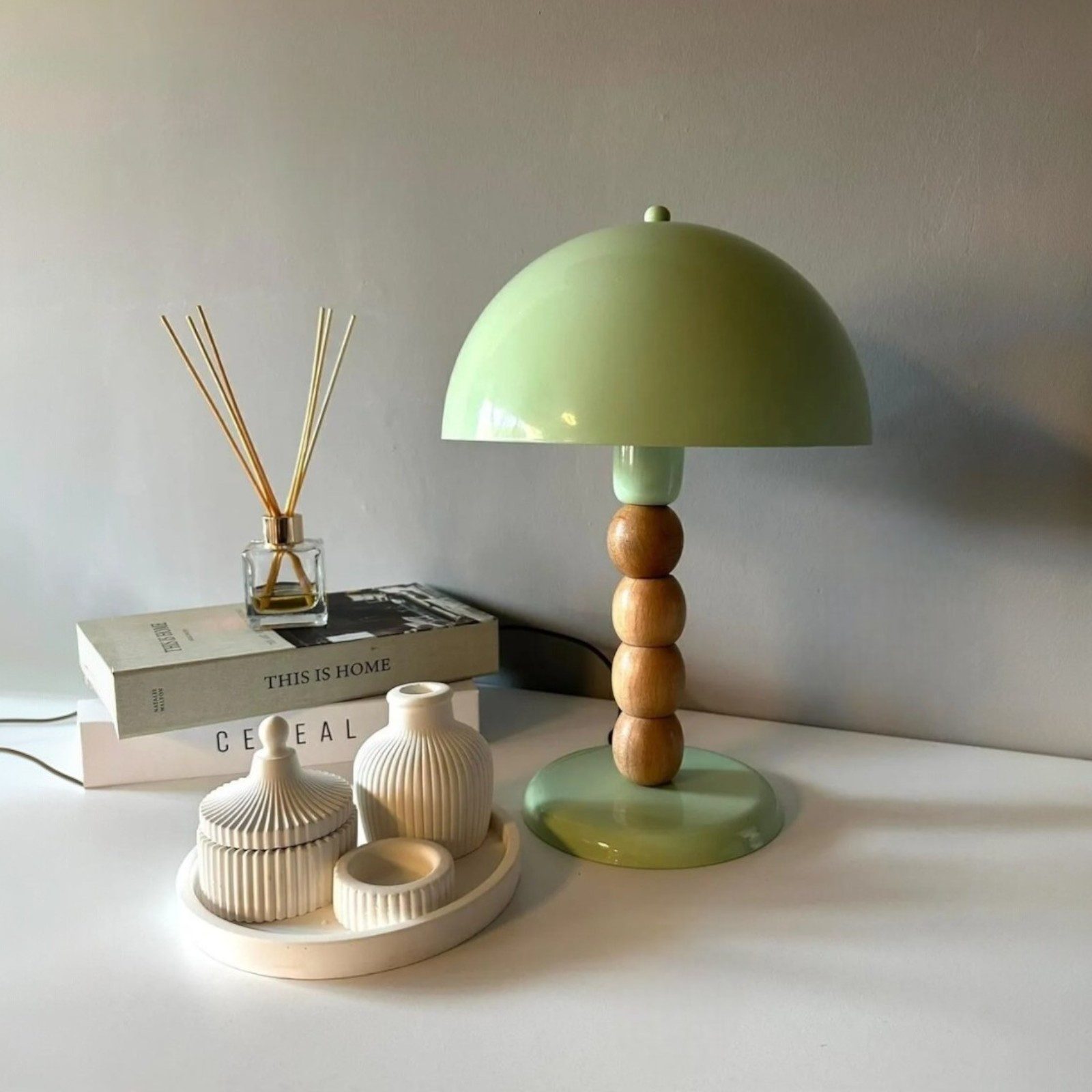 Bamyum Tischleuchte Pilz Lampe 4 Perlen günstig online kaufen
