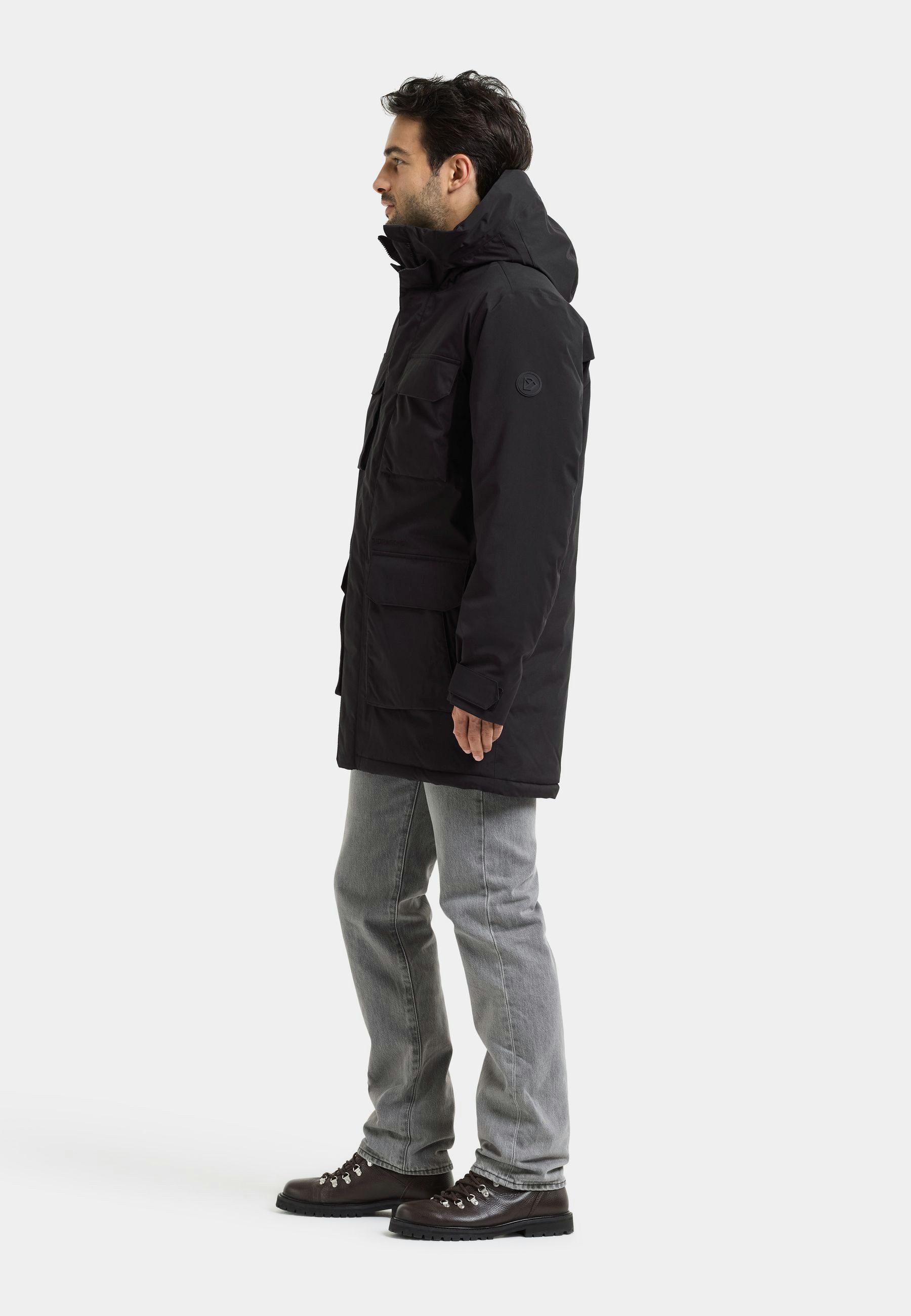 Didriksons Winterjacke Herren Wintermantel Wasserdicht AIDEN mit Kapuze mit Taschen