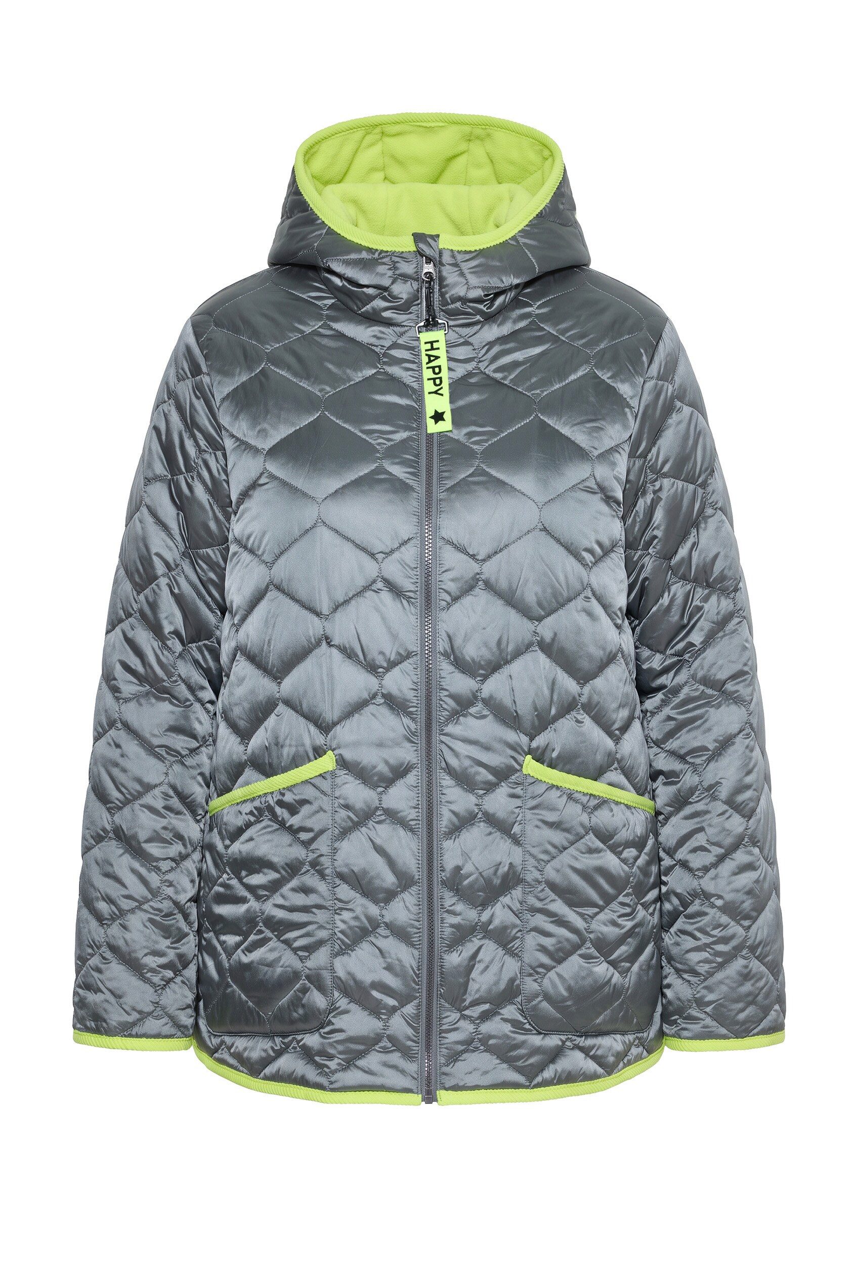 Angel of Style Steppjacke Steppjacke Cord-Einfassungen Kapuze – Bild 3 von 5
