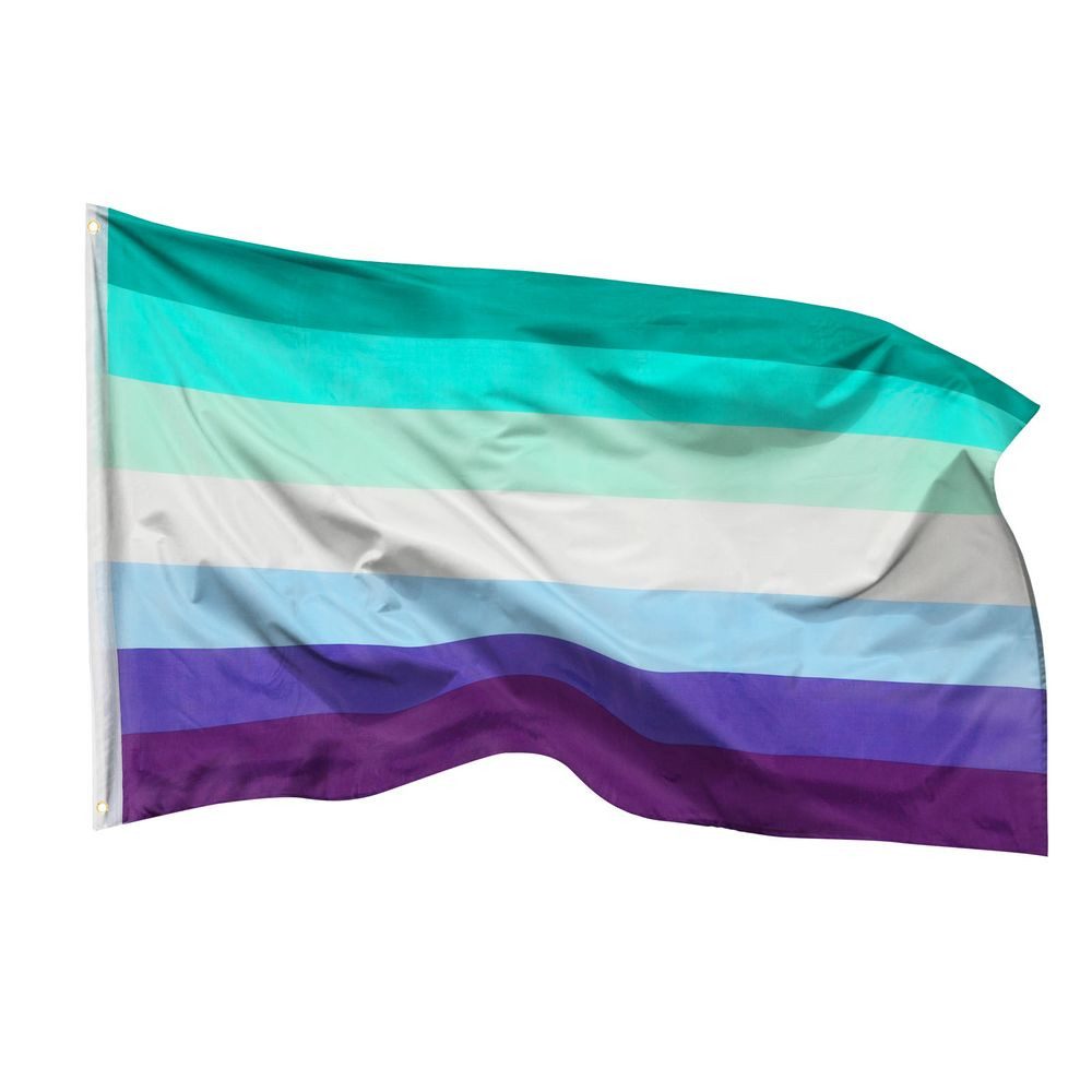 PHENO FLAGS Flagge Gay Flagge 90 x 150 cm Gay Fahne (Hissflagge für Fahnenmast), Inkl. 2 Messing Ösen