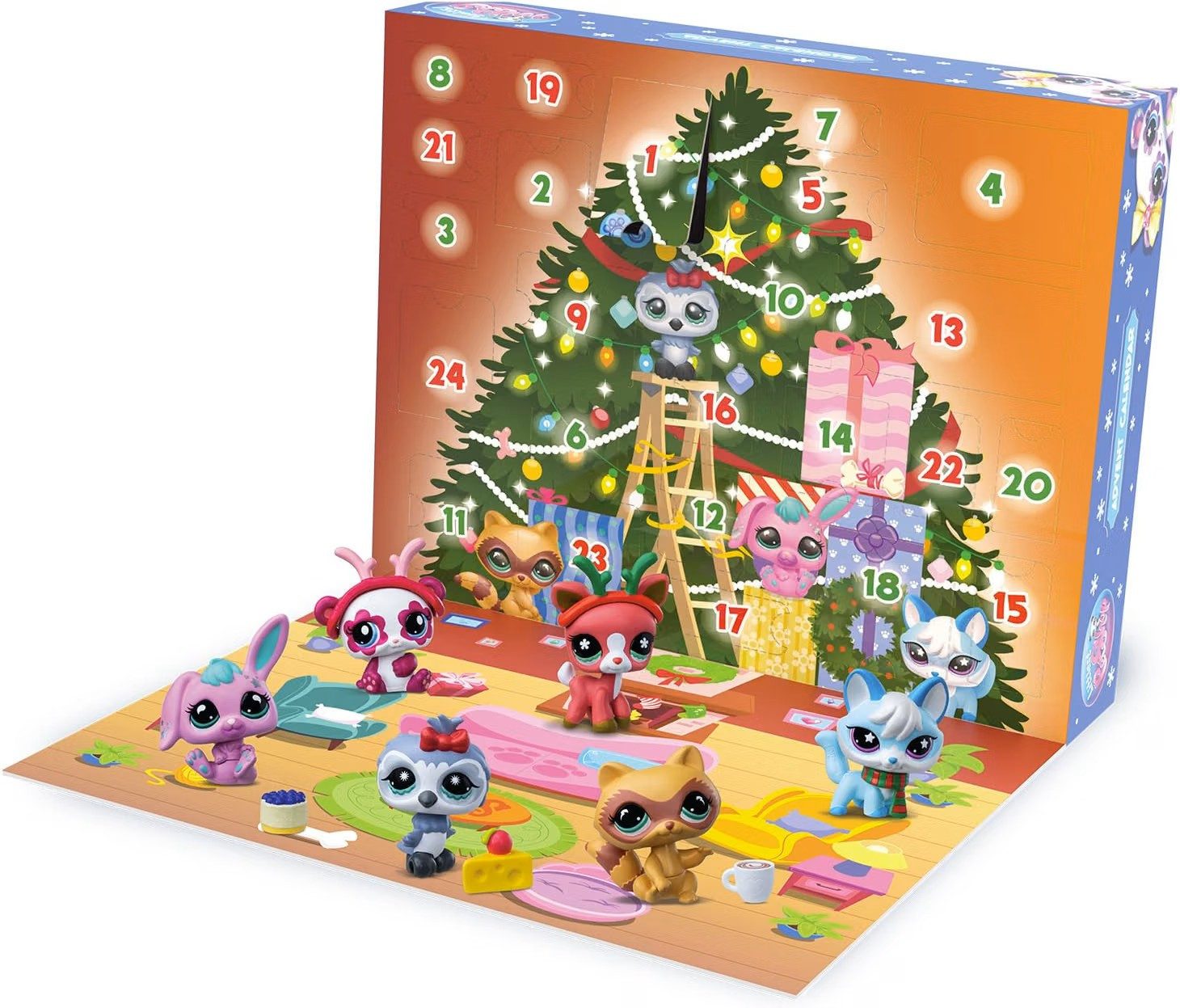 BANDAI NAMCO Spielzeug-Adventskalender Littlest Pet Shop - Adventskalender (24-tlg)