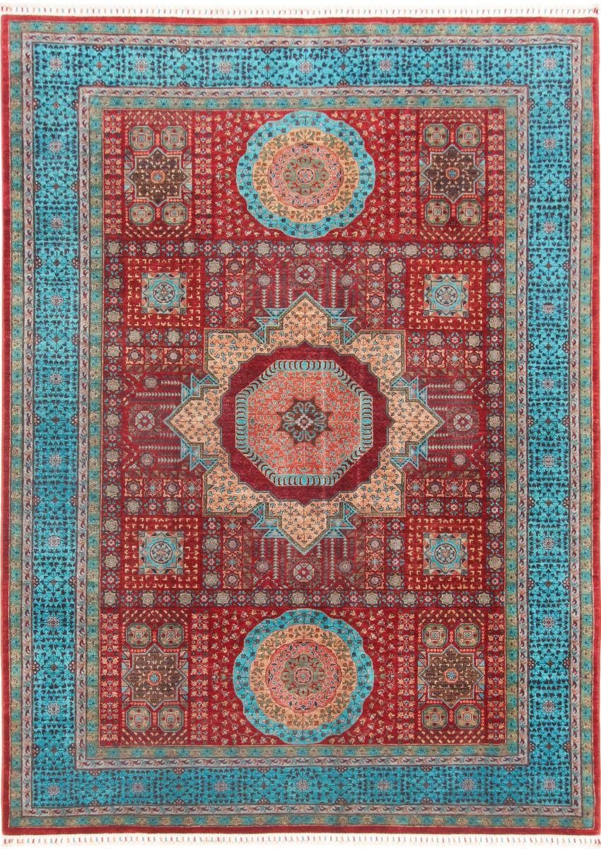 Orientteppich Mamluk 204x280 Handgeknüpfter Orientteppich, Nain Trading, rechteckig, Höhe: 6 mm