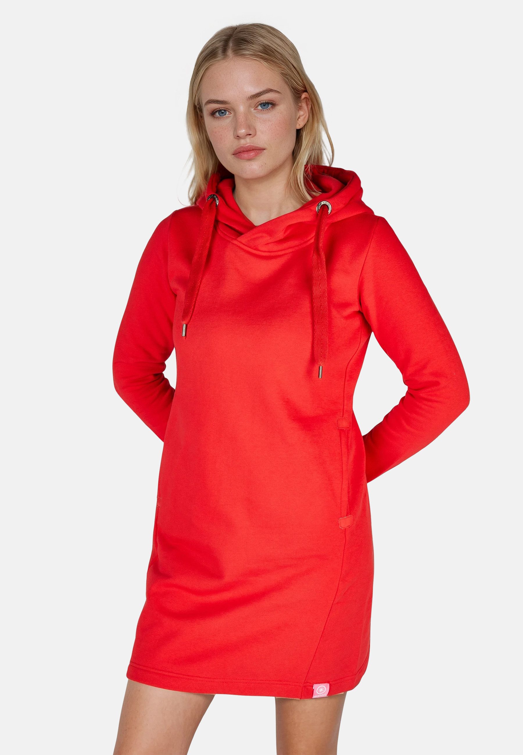 salzhaut Midikleid MÖÖV KLEID Damen Leicht tailliert salzhaut – nordisch frisch, lässig und frech für jeden Tag!