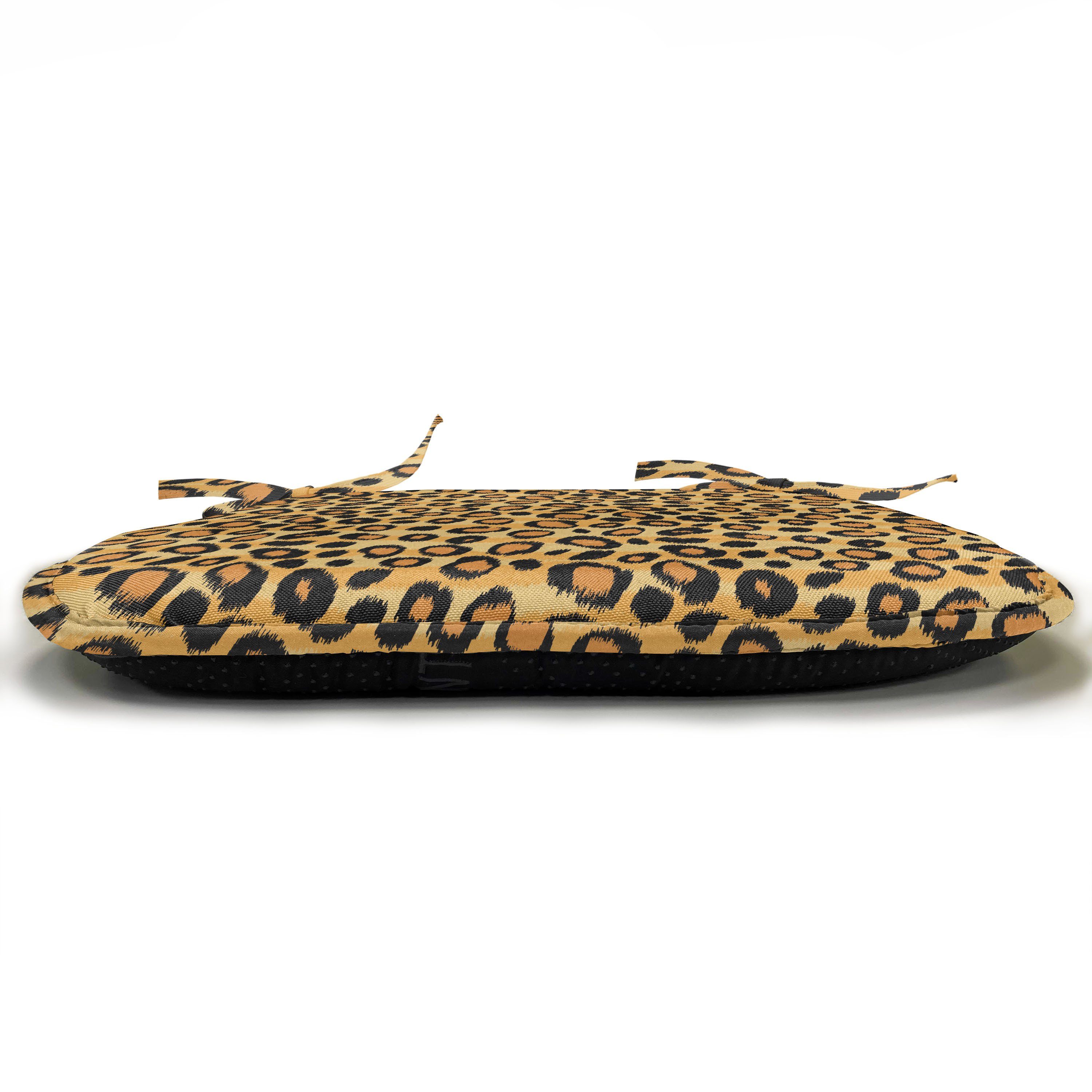 Wilde Dekoratives mit Leopard-Druck wasserfestes Kissen Abakuhaus Riemen Küchensitze, für Stuhlkissen Feline Tile