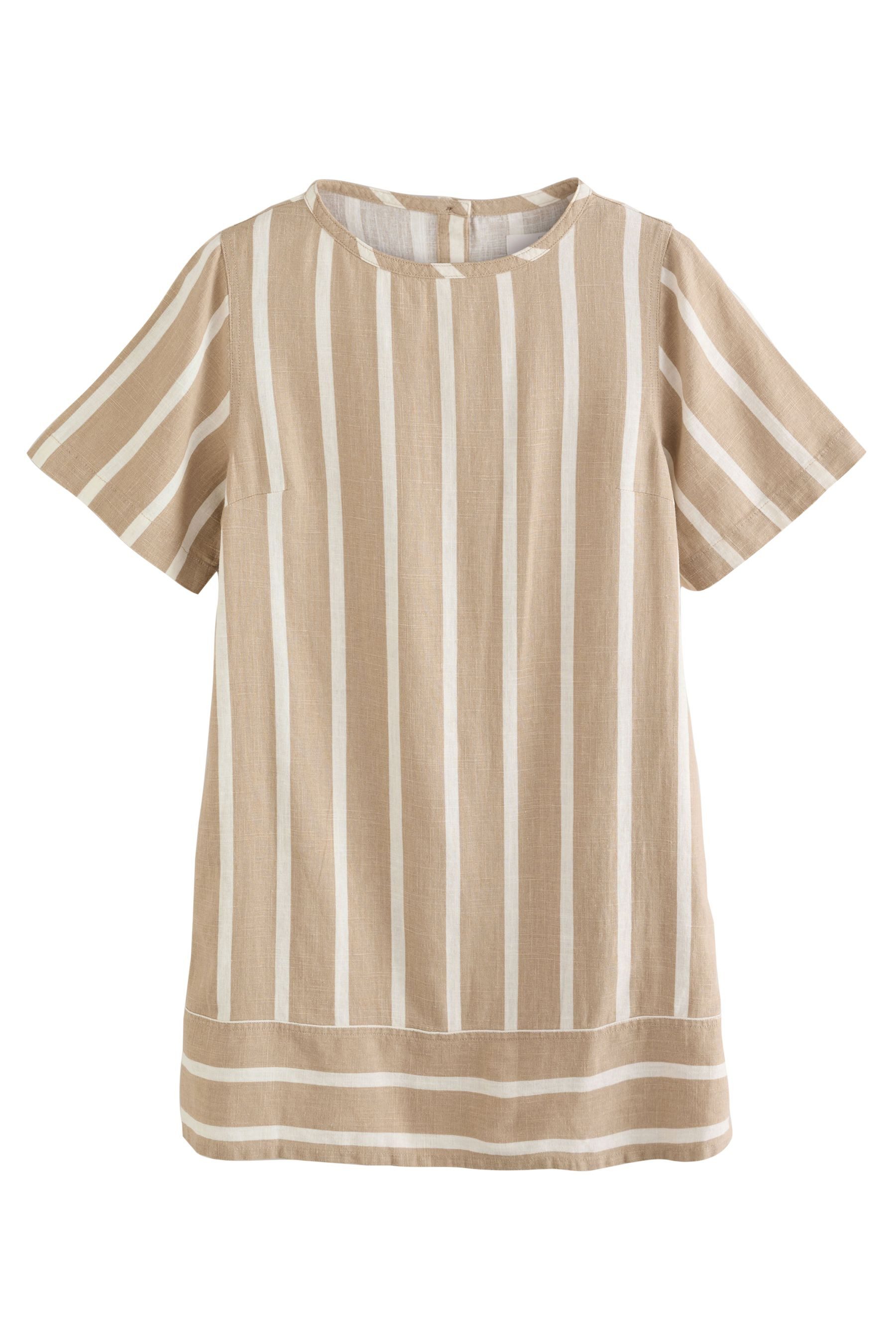 Shirtkleid Hemdblusenkleid in Minilänge, Kurzgröße