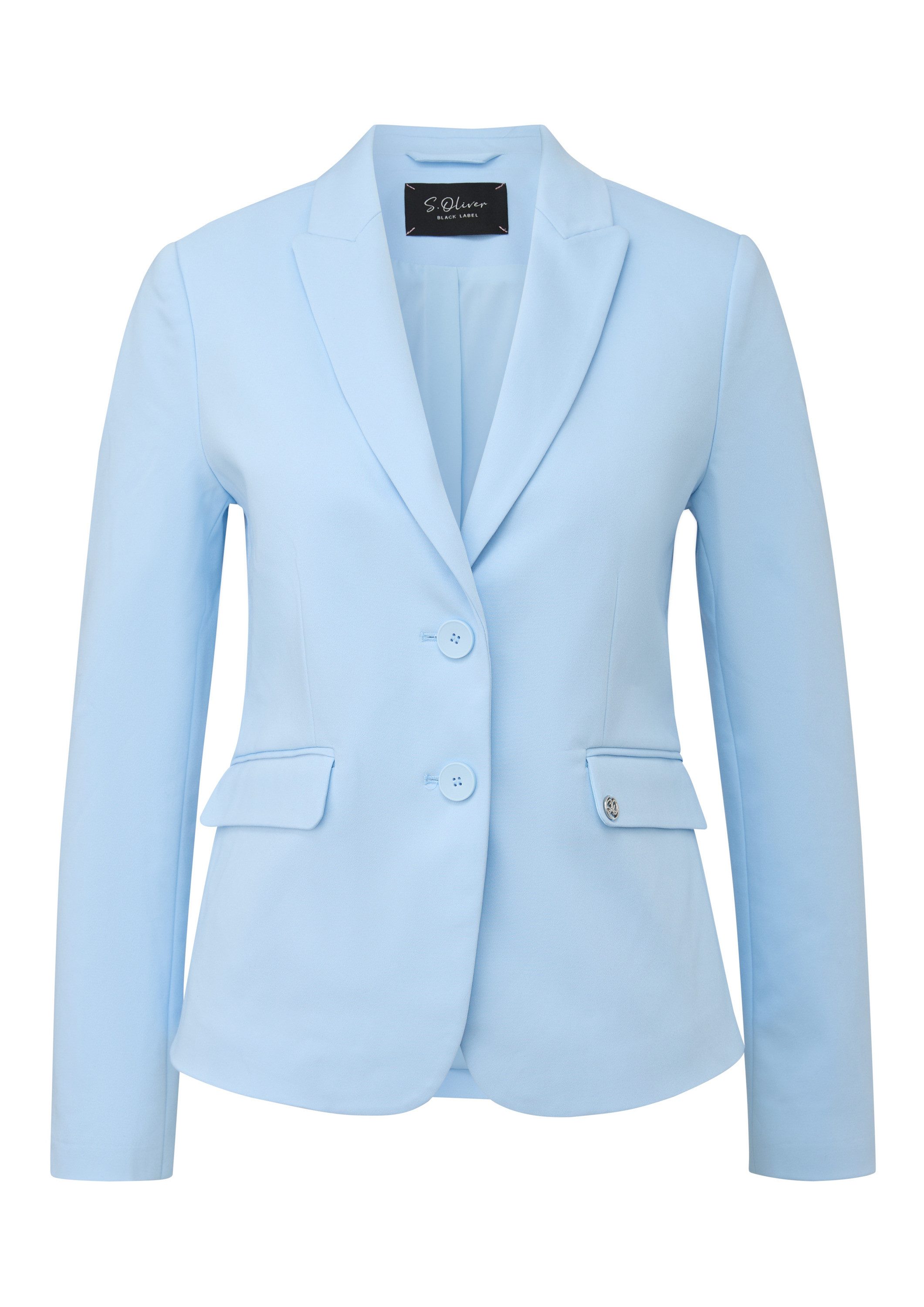 s.Oliver Jackenblazer Indoor-Blazer Hochwertiger Crop-Blazer im Slim Fit günstig online kaufen