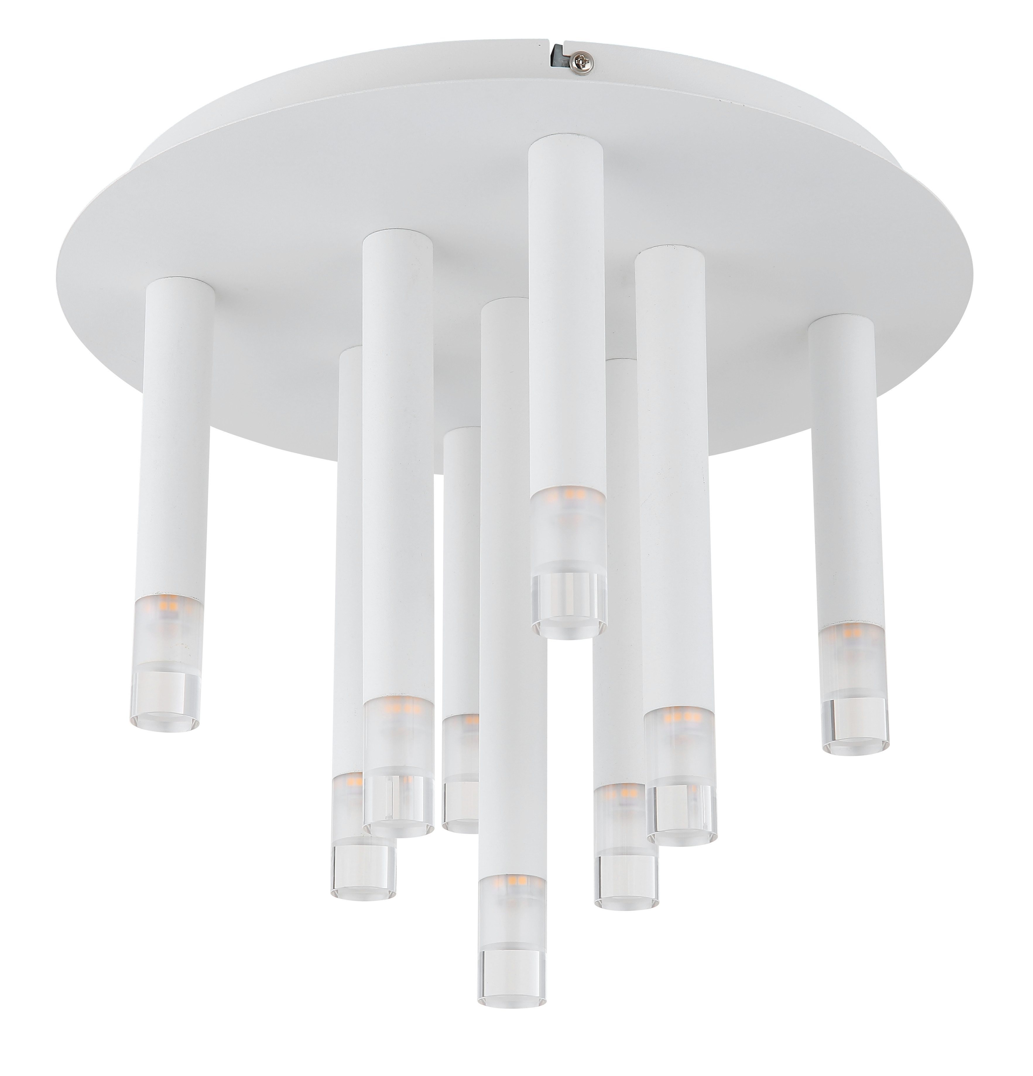 GLOBO LIGHTING Deckenleuchte RYAN, ohne Leuchtmittel, Deckenlampe/Stäbe/Metall/Wohnzimmer/Essbereich/Acryl satiniert