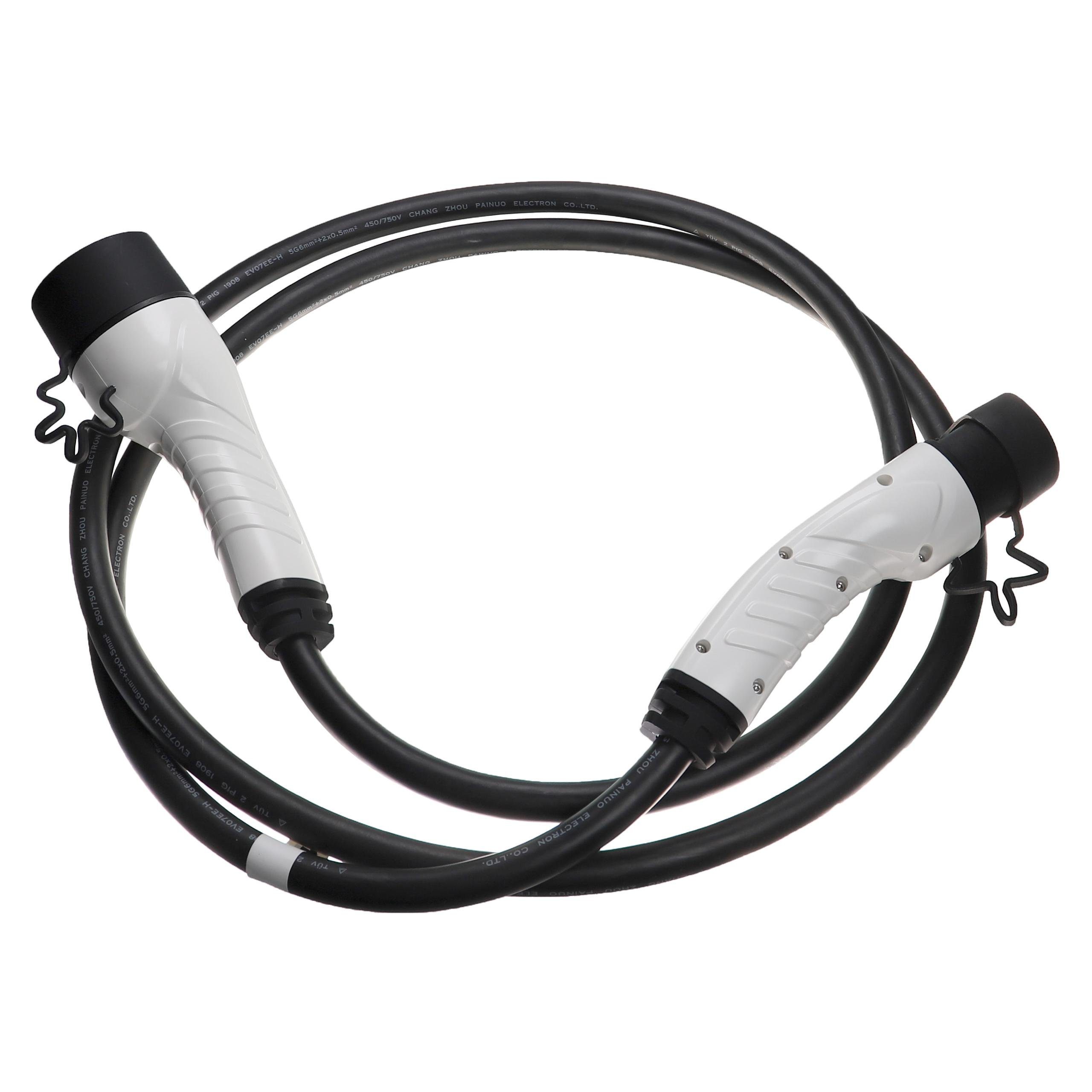 vhbw passend Zafira Elektroauto Rock-e Elektro-Kabel Opel für e-Life, Plug-in-Hybrid 