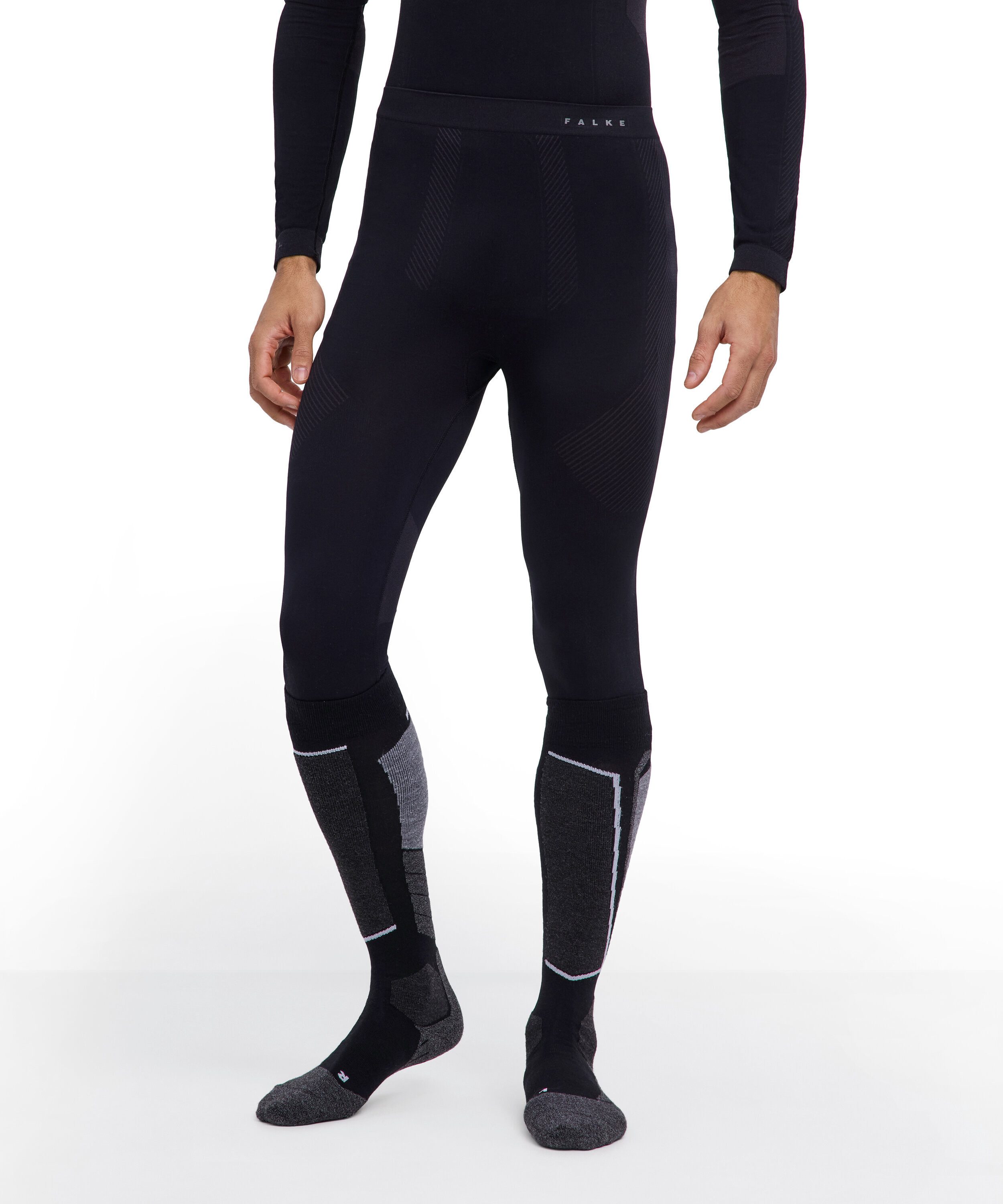 FALKE Thermounterhose 3/4 Warm (1-St., 1) thermoregulierend für warme bis kalte Temperaturen