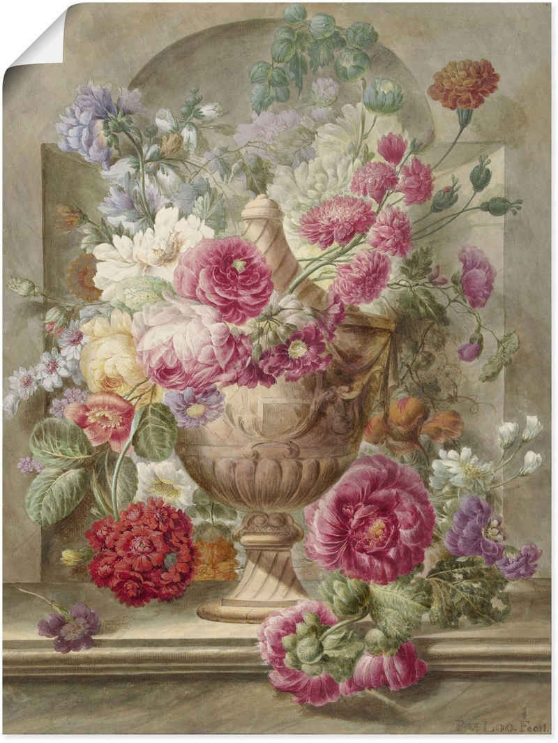 Artland Wandbild »Vase mit Blumen.«, Arrangements (1 St), als Alubild, Leinwandbild, Wandaufkleber oder Poster in versch. Größen