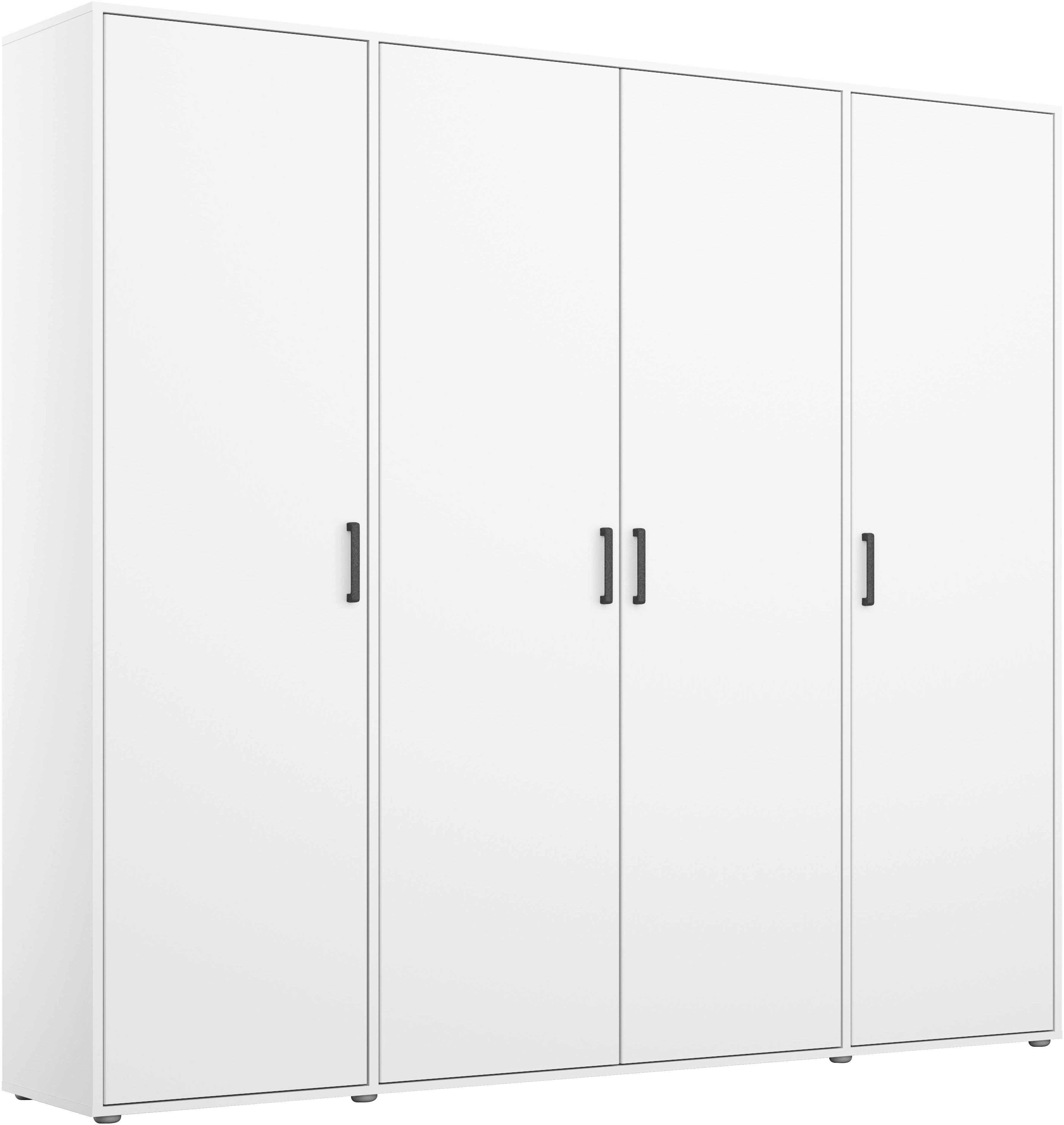 rauch Kleiderschrank VOYAGER Garderobe Wäscheschrank Schlafzimmer (in 3 verschiedenen Ausstattungen BASIC/CLASSIC/PREMIUM) mit 2 modernen Griffvarianten, viel Stauraum MADE IN GERMANY