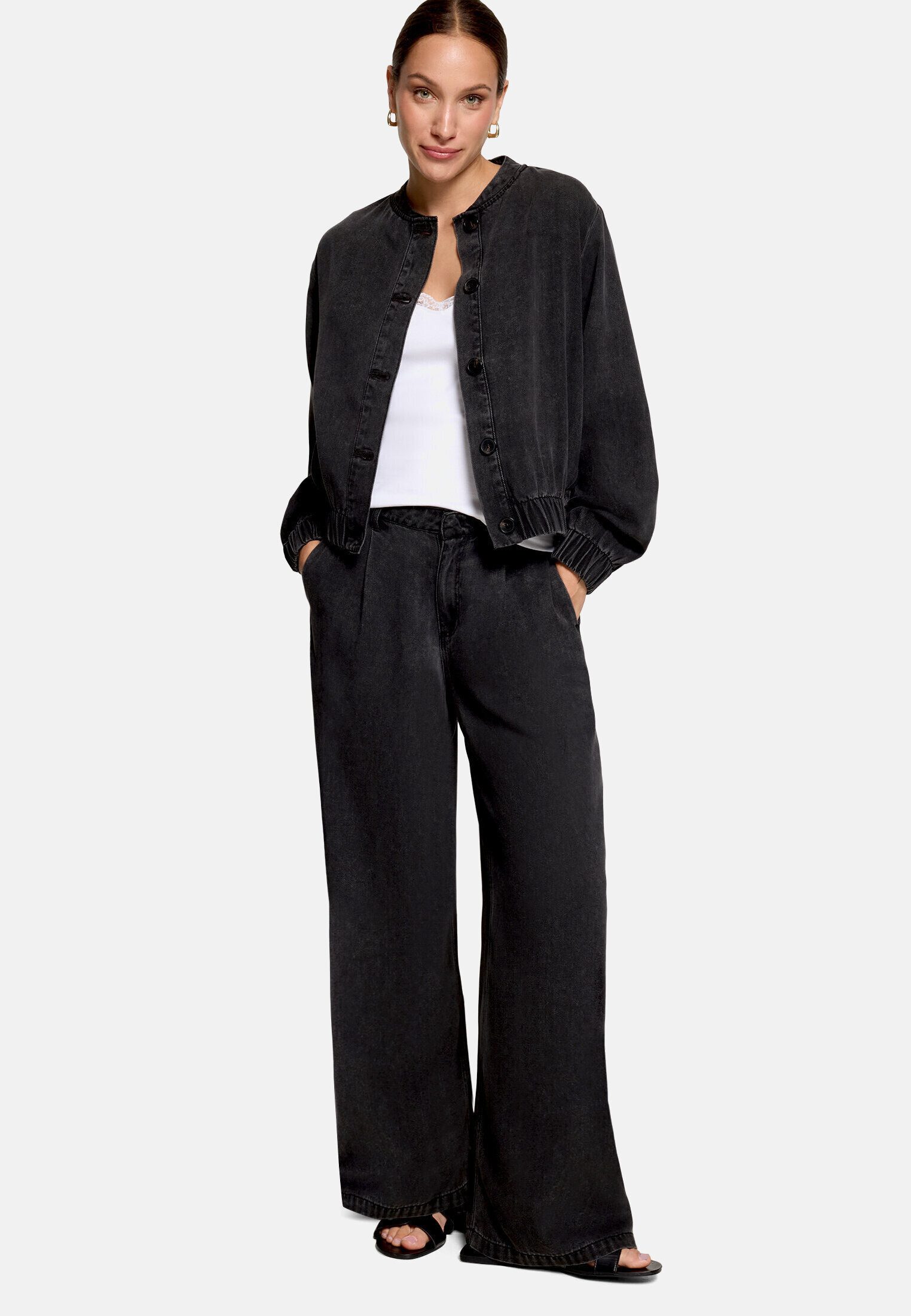 Zero Jackenblazer Damen langarm Material